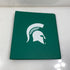 Green Michigan State University Logo 3-Ring Binder