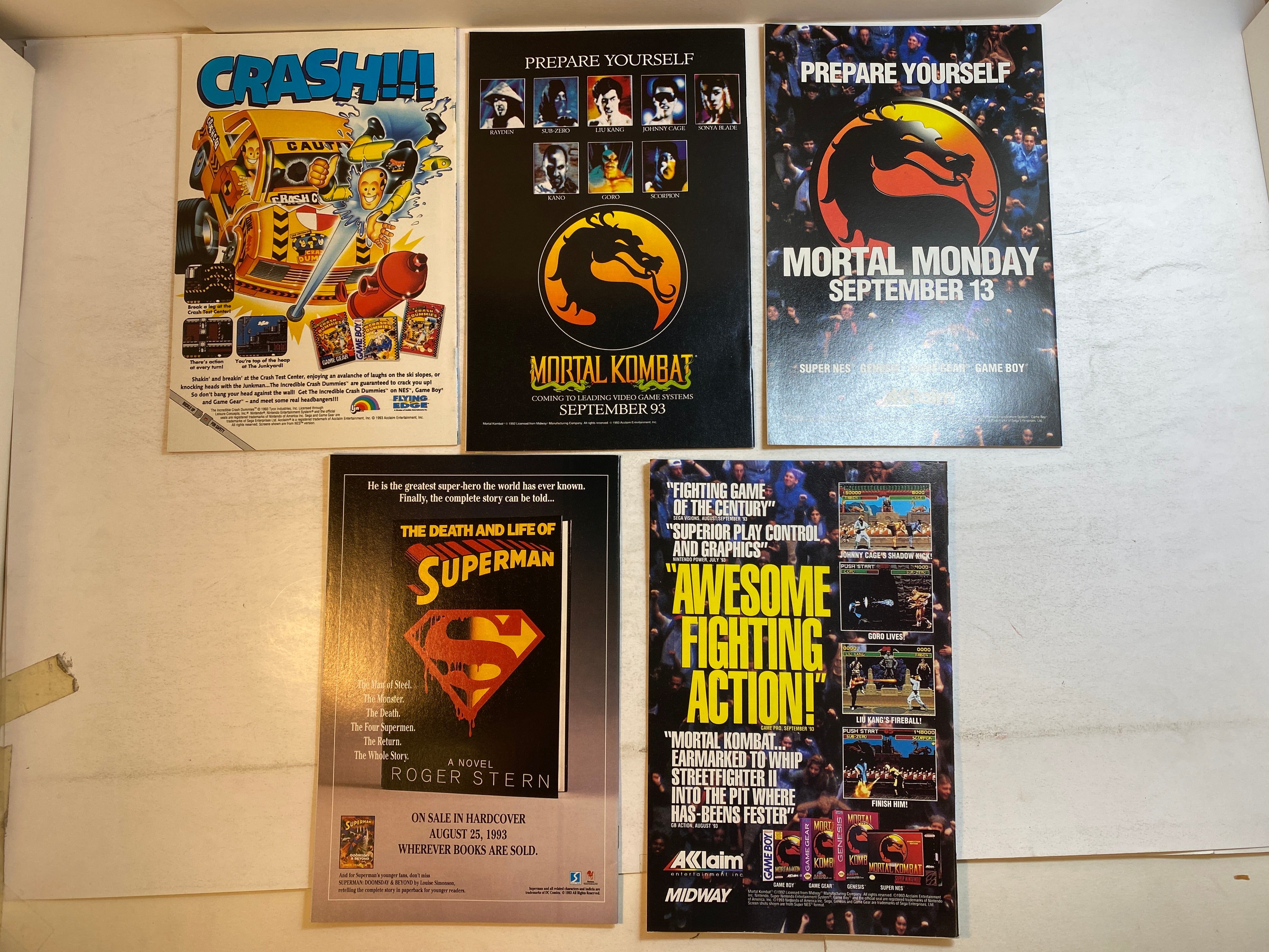 Lot of 13 Superman The Man of Steel DC Comics 1991-1993