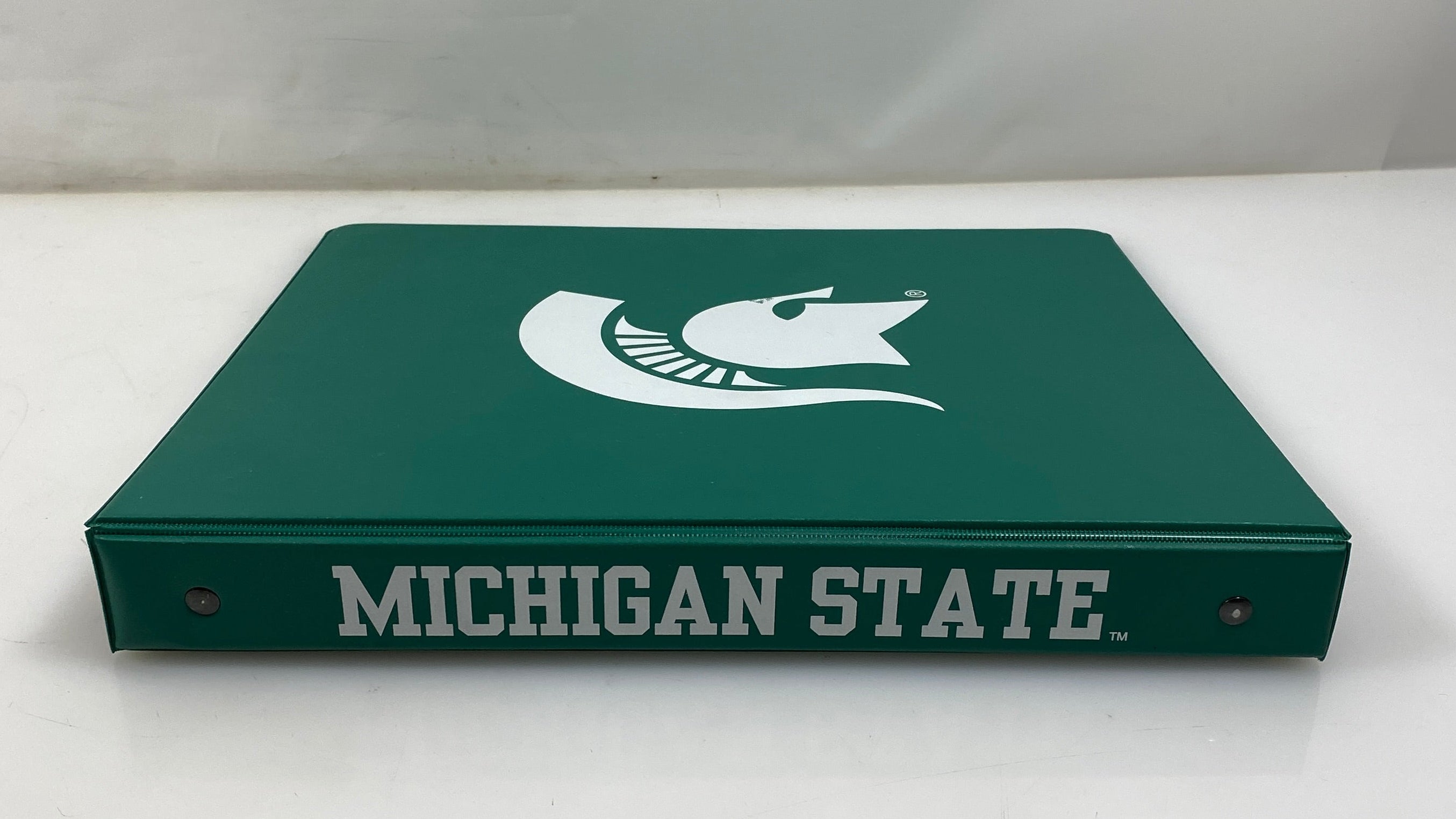 Green Michigan State University Logo 3-Ring Binder