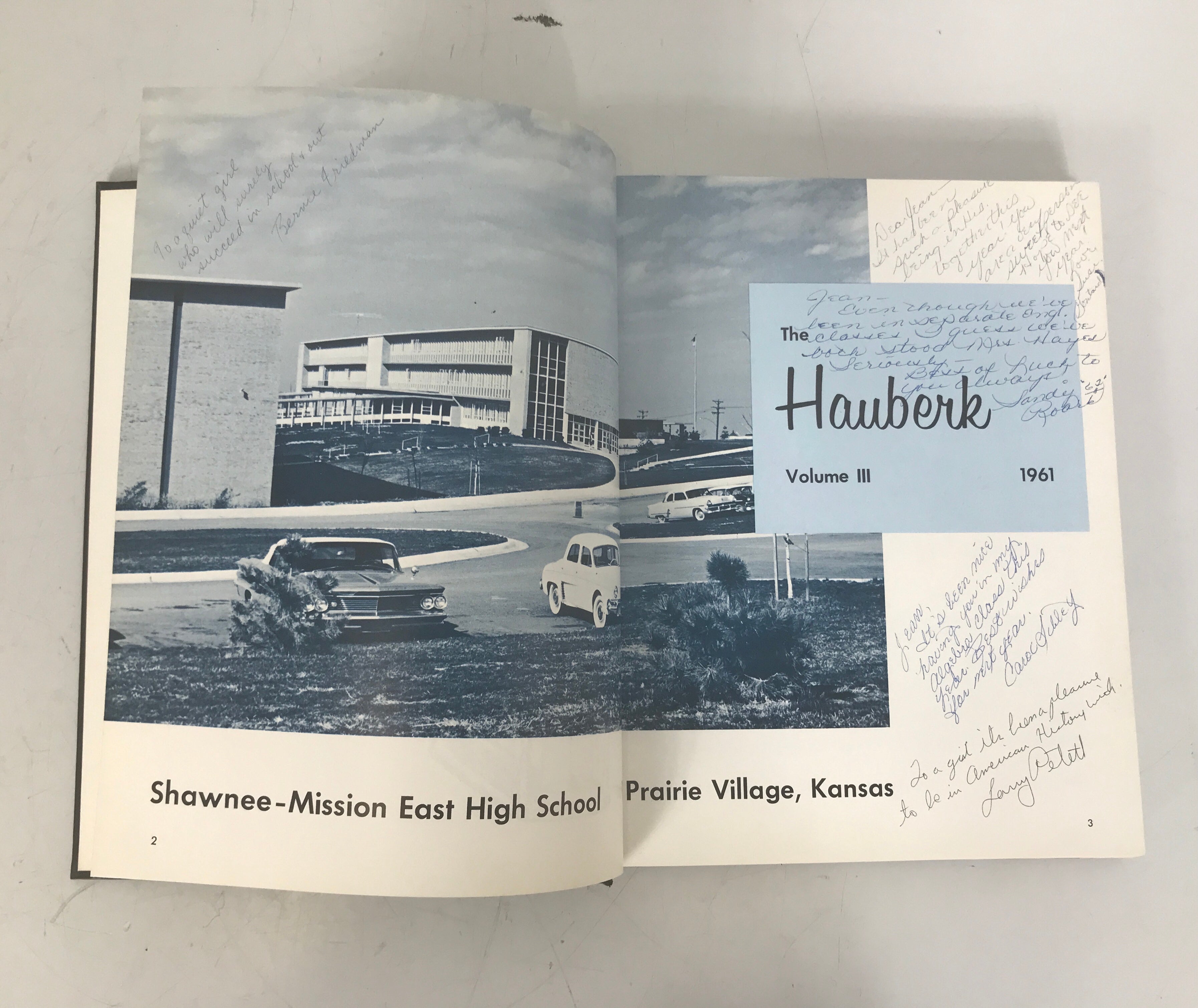 1961 Shawnee-Mission East High School Yearbook Prairie Village KS HC