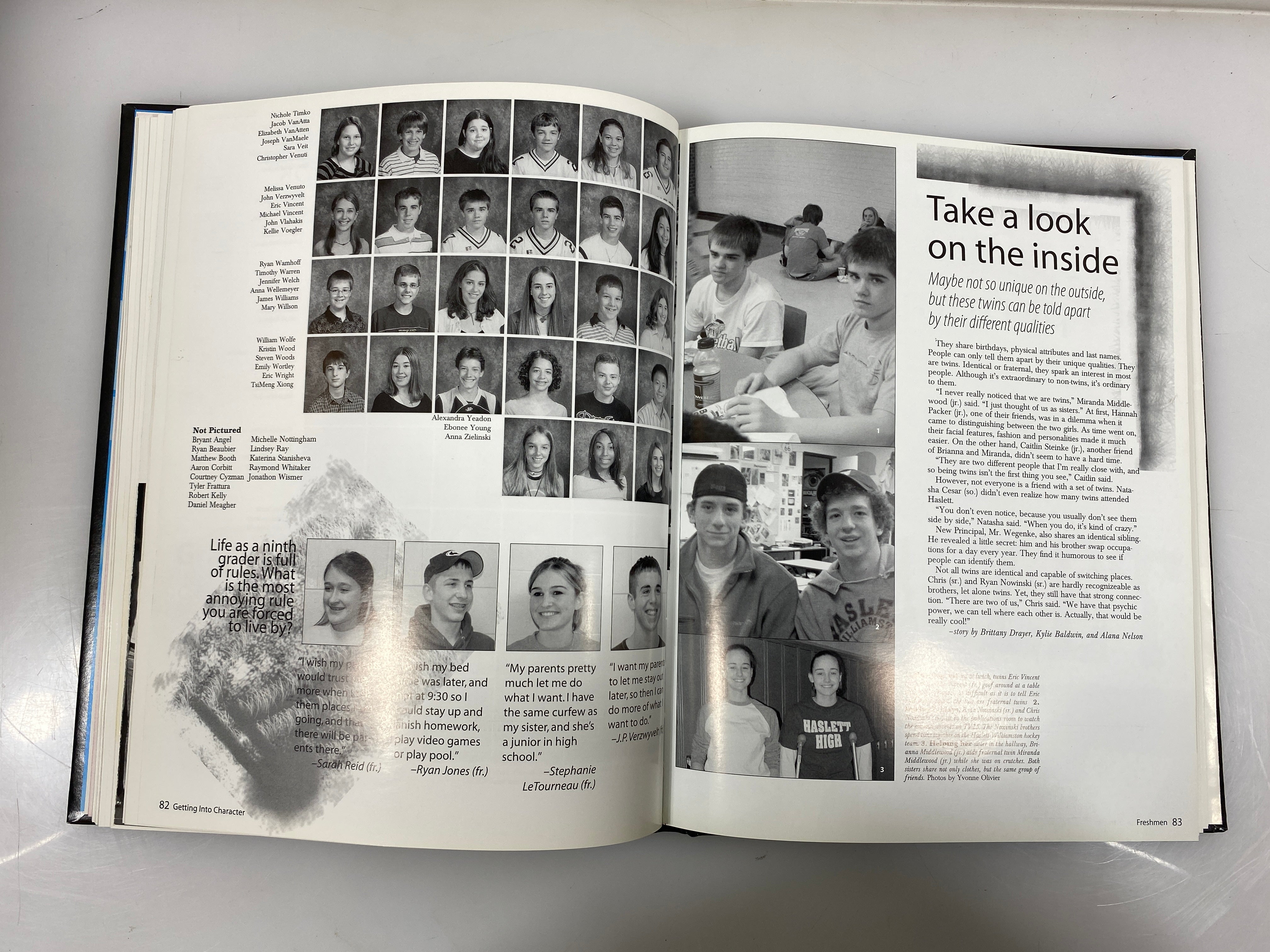 2005 Haslett High School "Dixit" Yearbook HC Haslett, MI