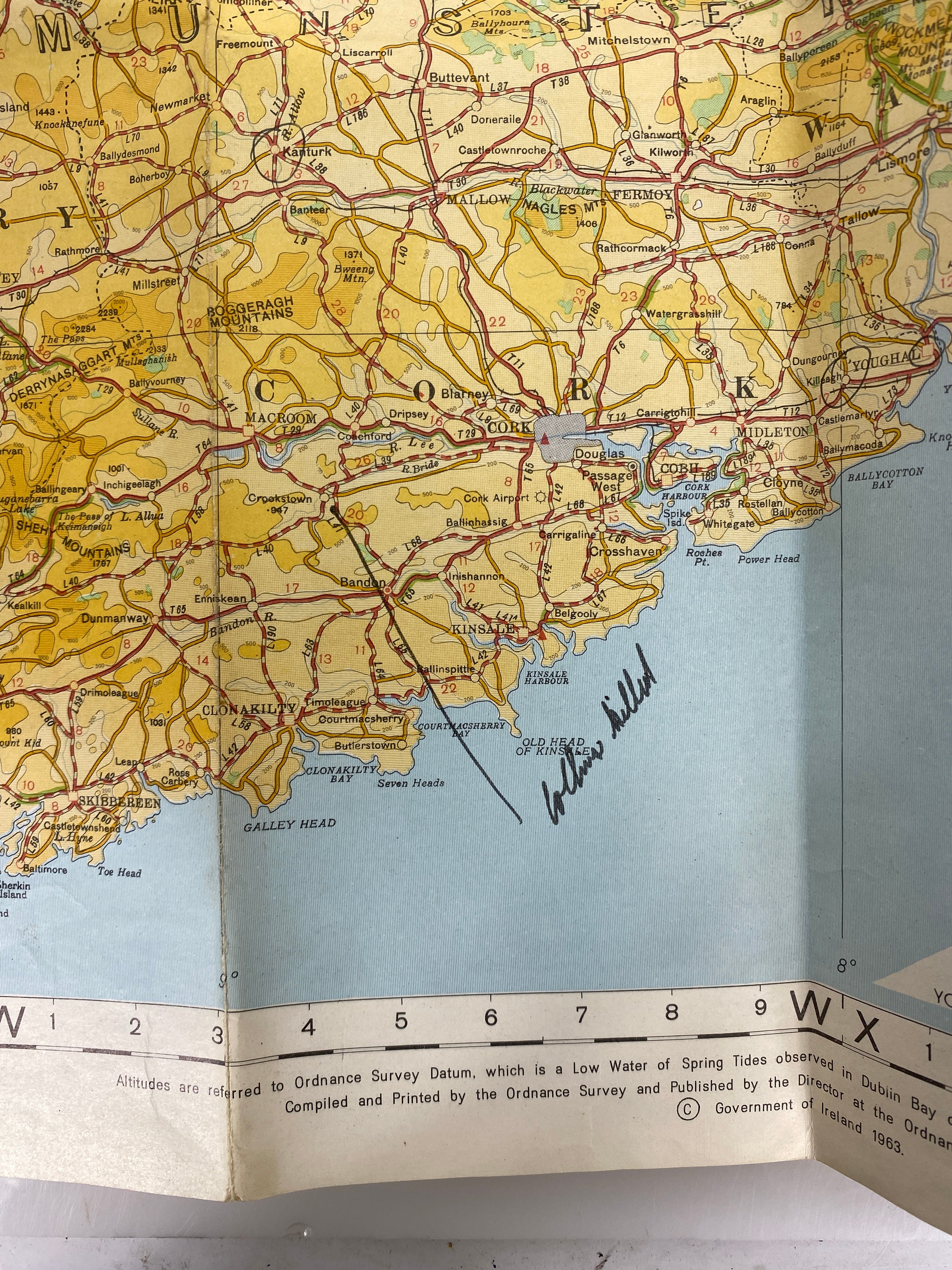 Lot of 3 Maps: Ireland Ordnance Survery/AAA & Nat Geo Britain and Ireland