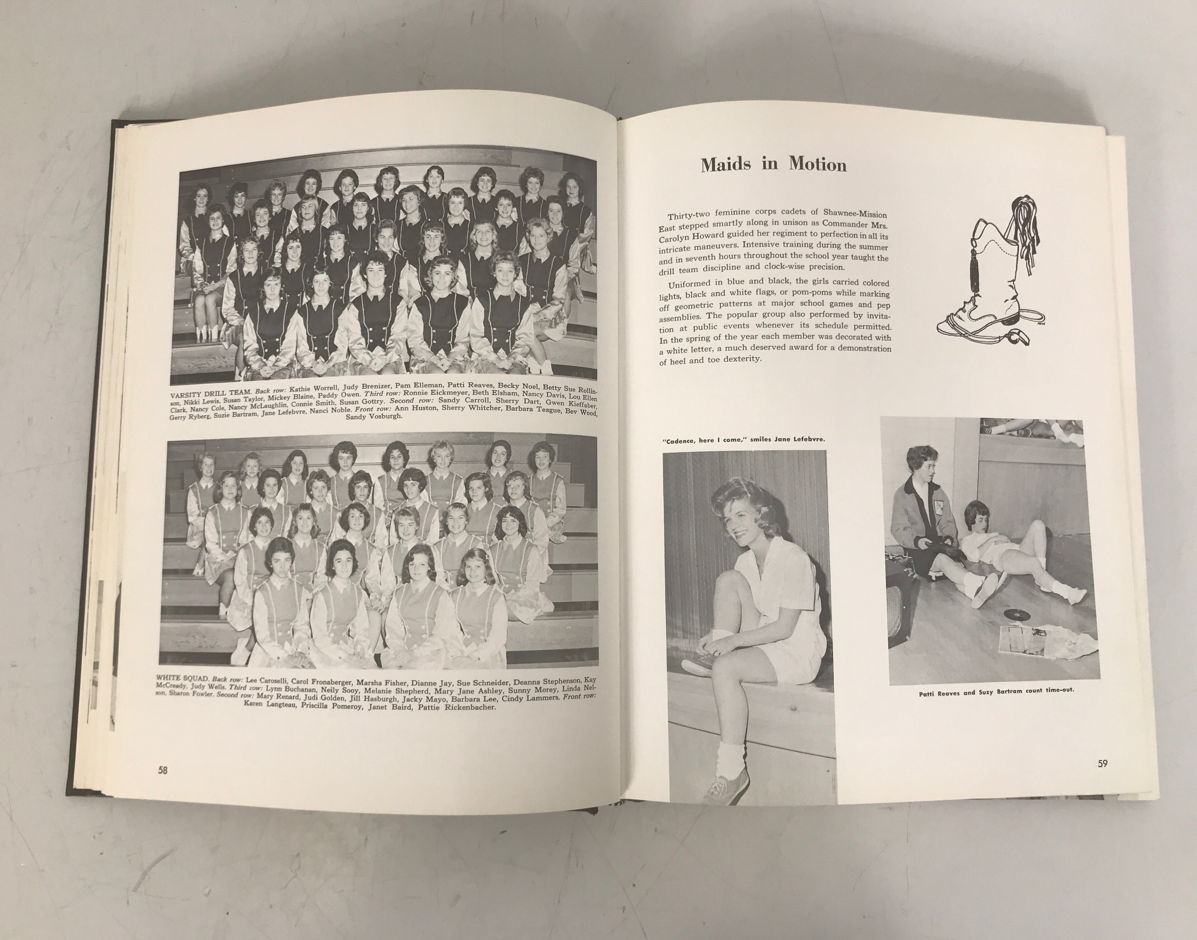 1961 Shawnee-Mission East High School Yearbook Prairie Village KS HC