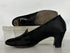 Vintage Black Satin Walk Over Shoes Women's Size 8-8.5