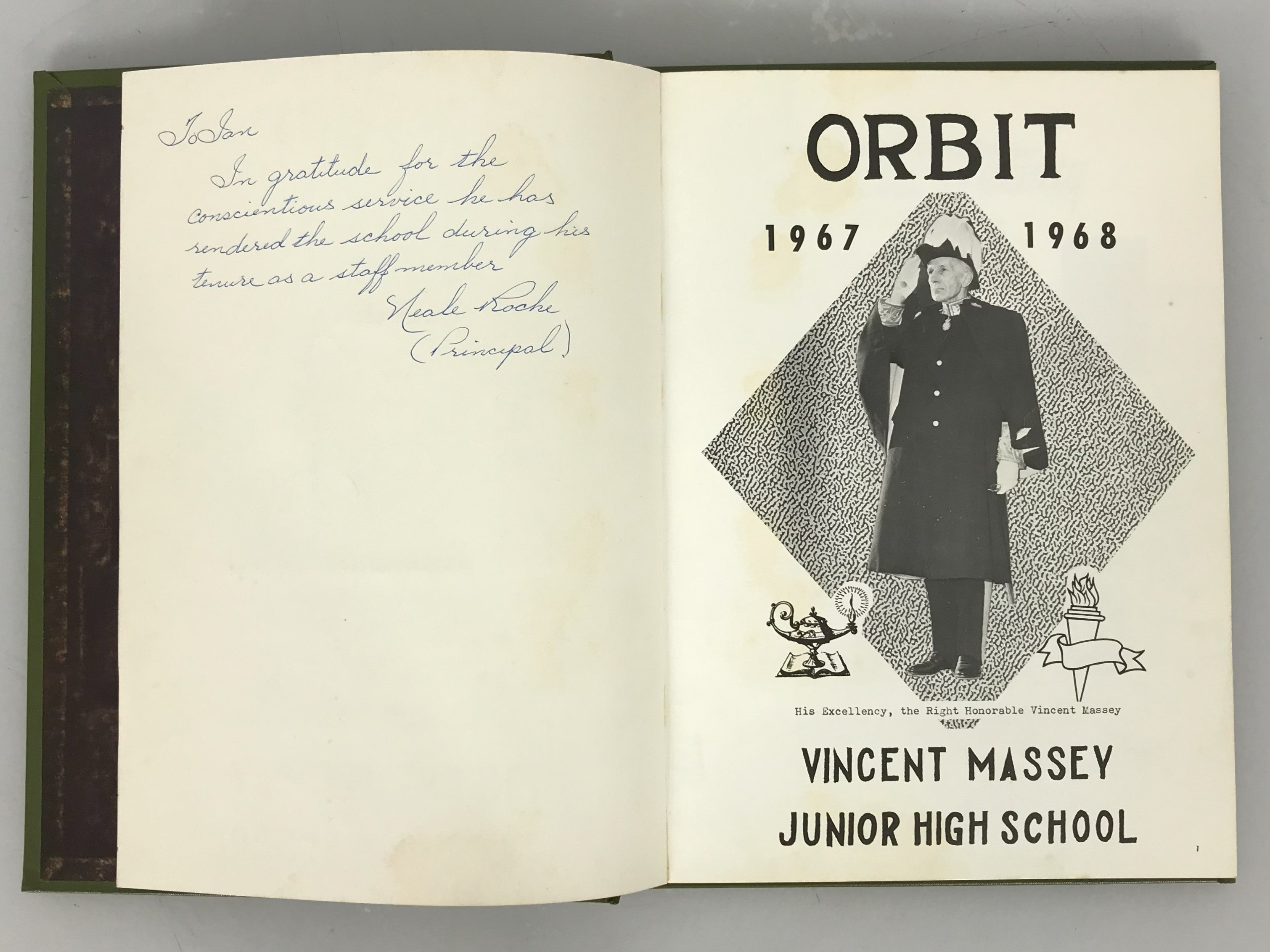 1968 Vincent Massey Junior High School Windsor, Ontario Yearbook