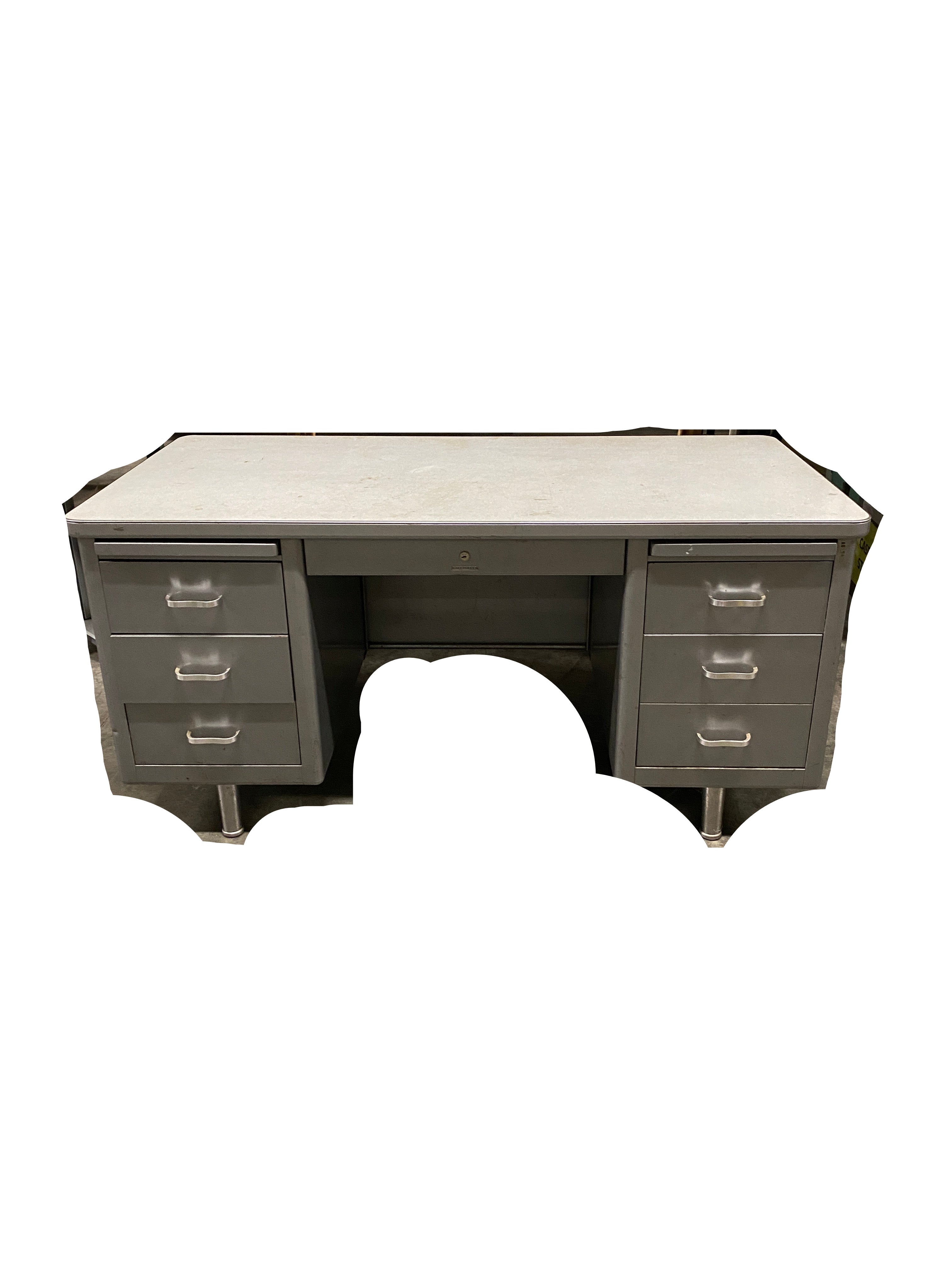 Steelcase Grey Desk