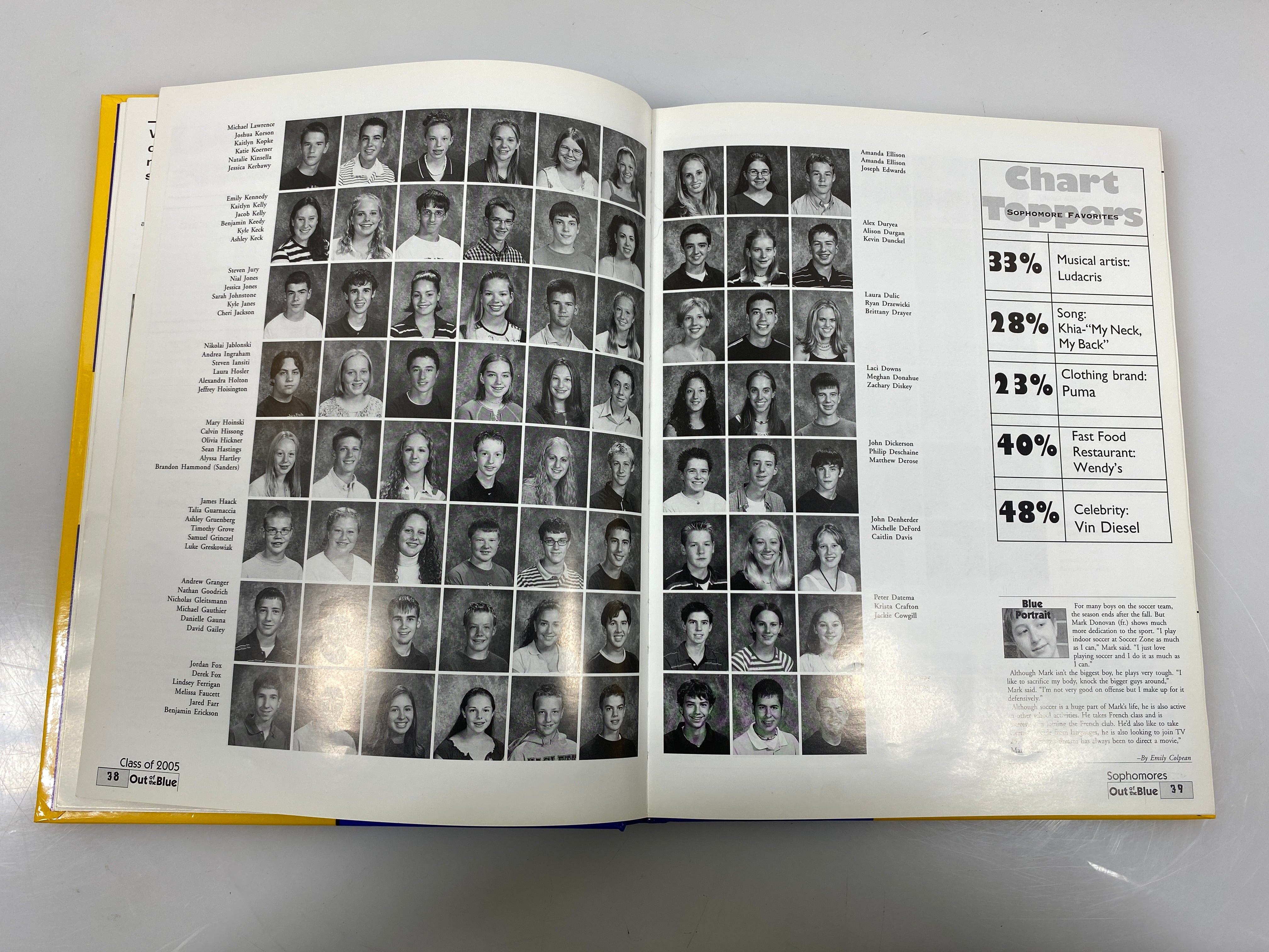 2003 Haslett High School "Dixit" Yearbook HC Haslett, MI