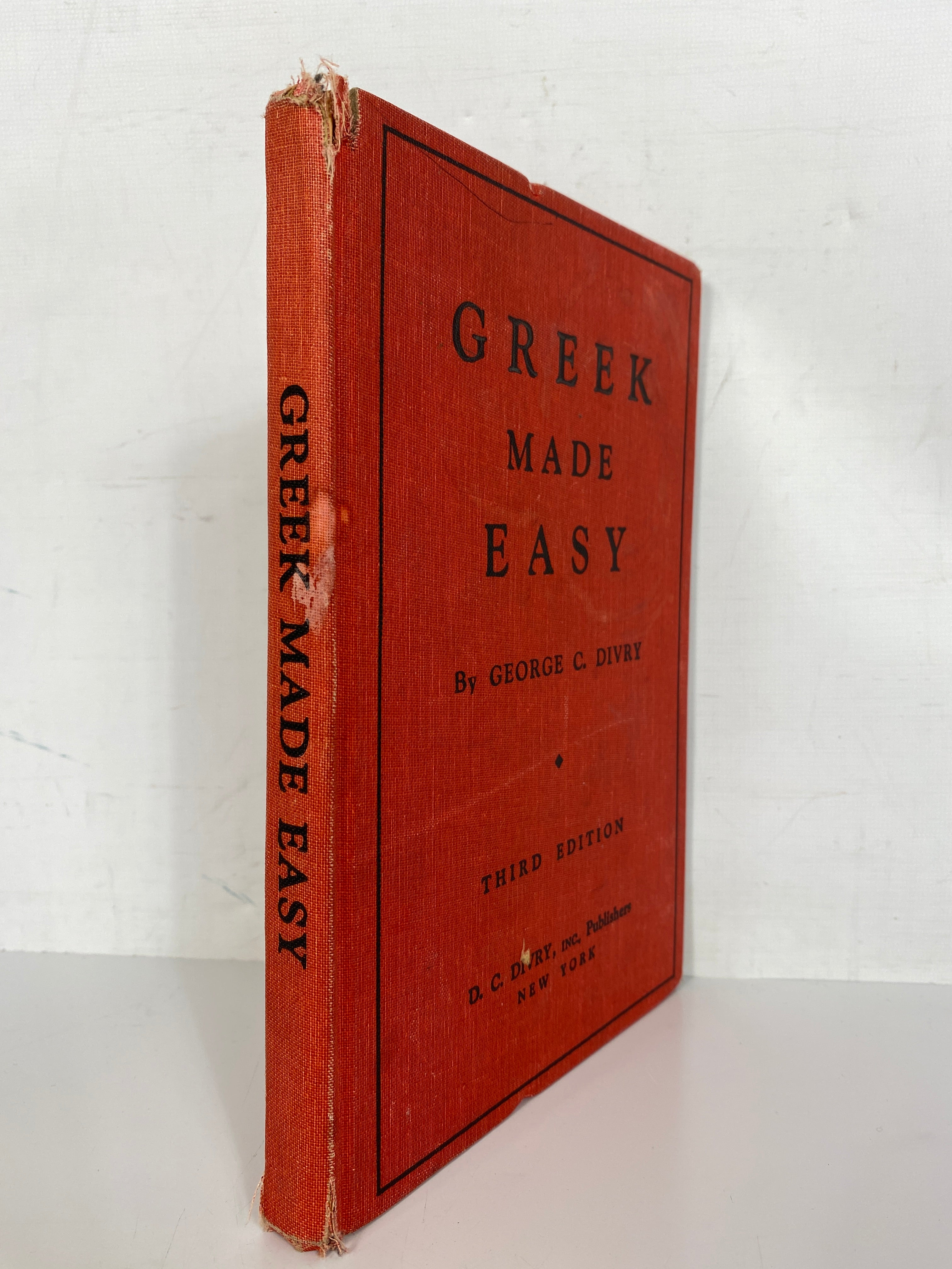 Greek Made Easy by George Divry Third Edition 1975 HC