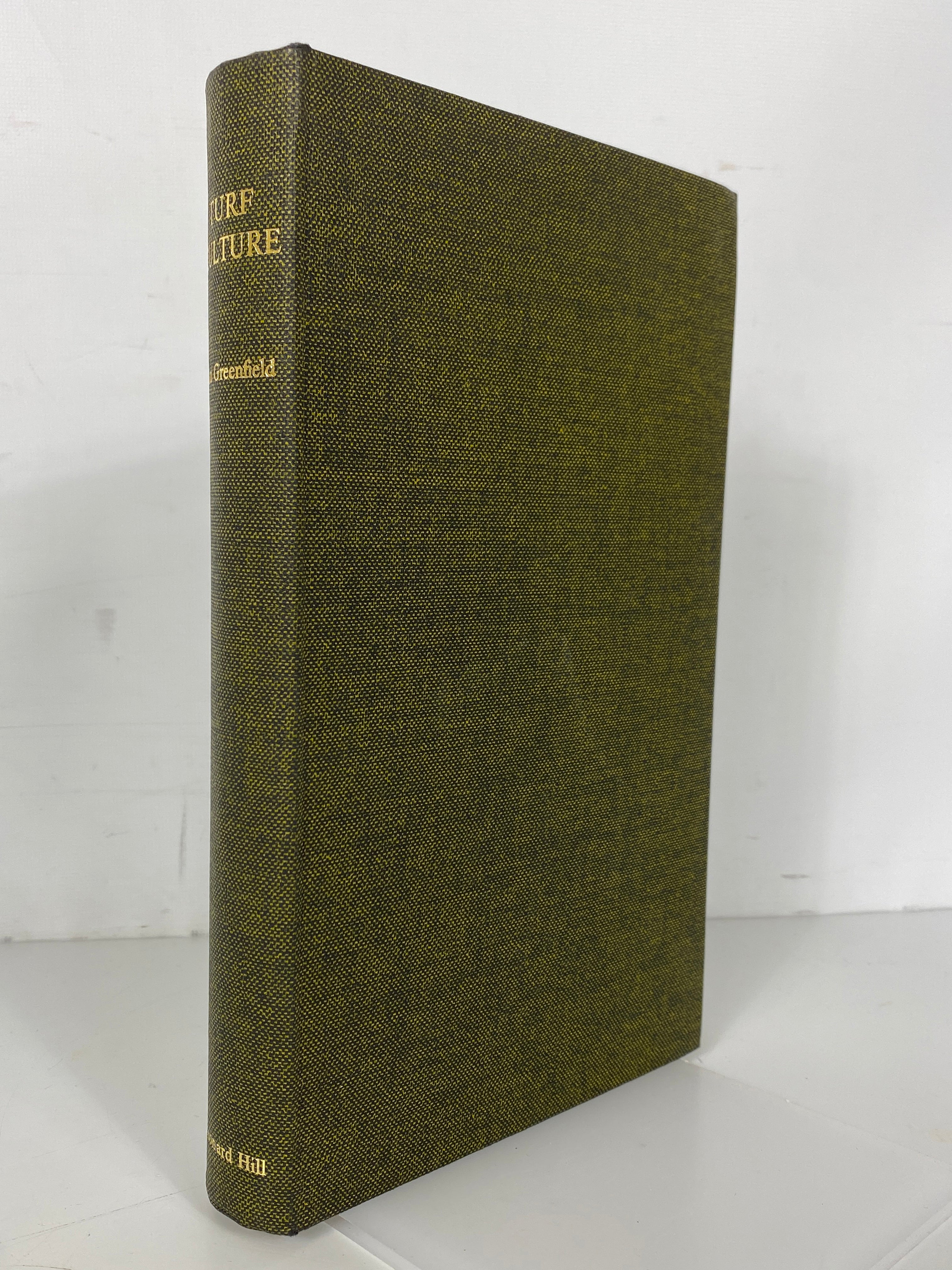 Turf Culture by Ian Greenfield 1962 First Edition Vintage HC