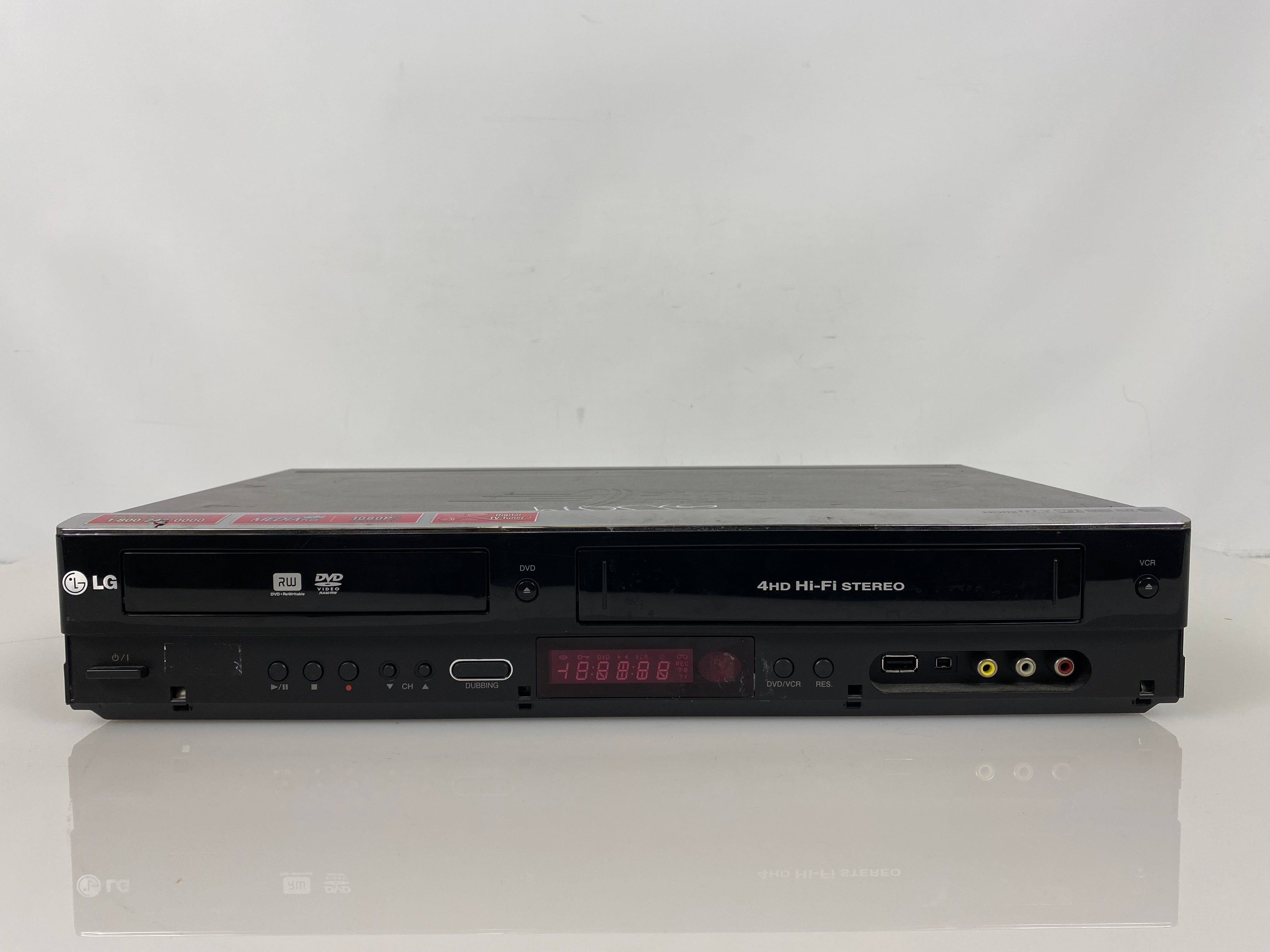 LG RC897T DVD Recorder/VCR Combo *Front Lid Missing*