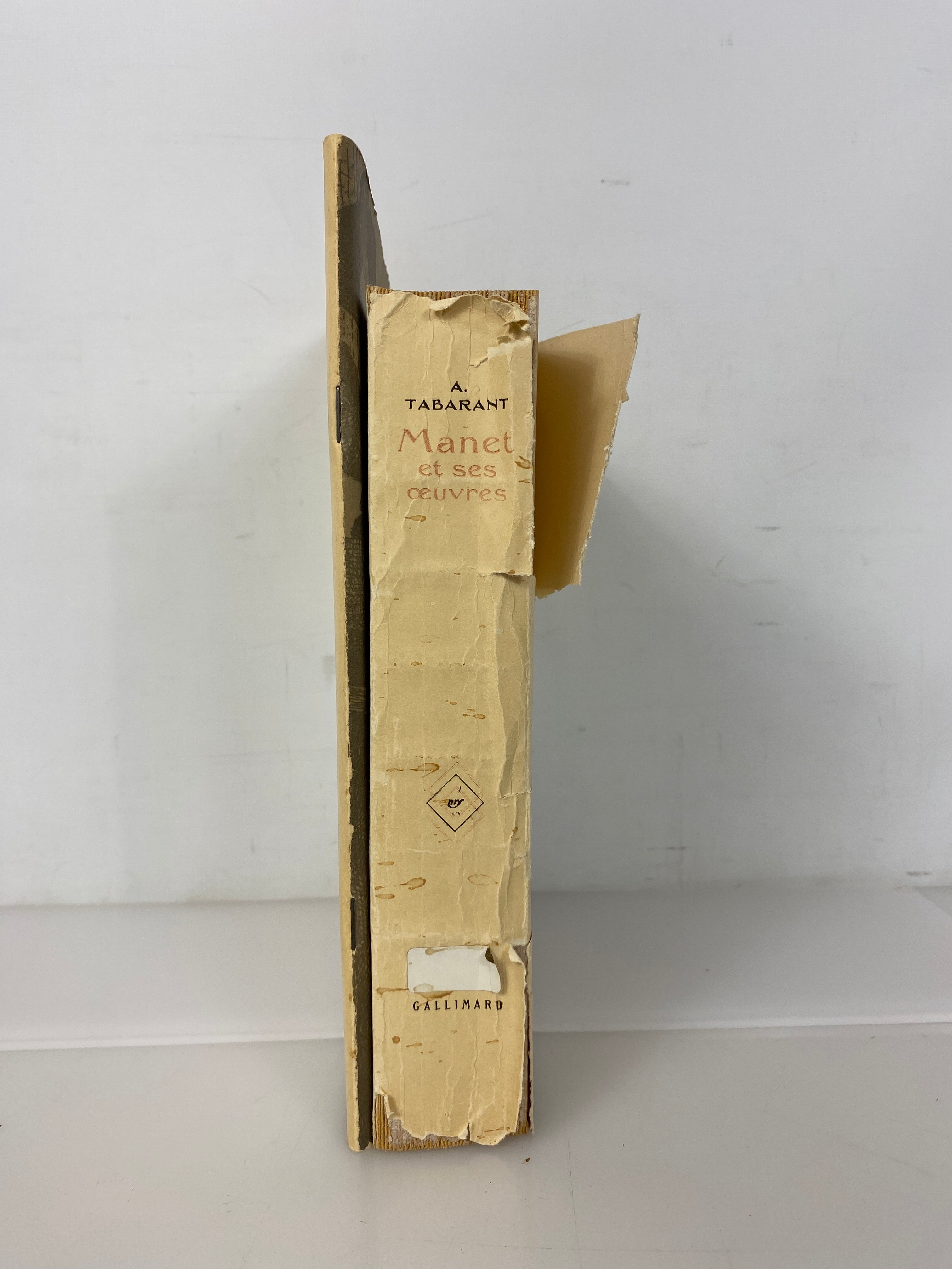 2 Volumes: Manet et Ses Oeuvres (1947)/Manet and Spain (1969) Vintage SC