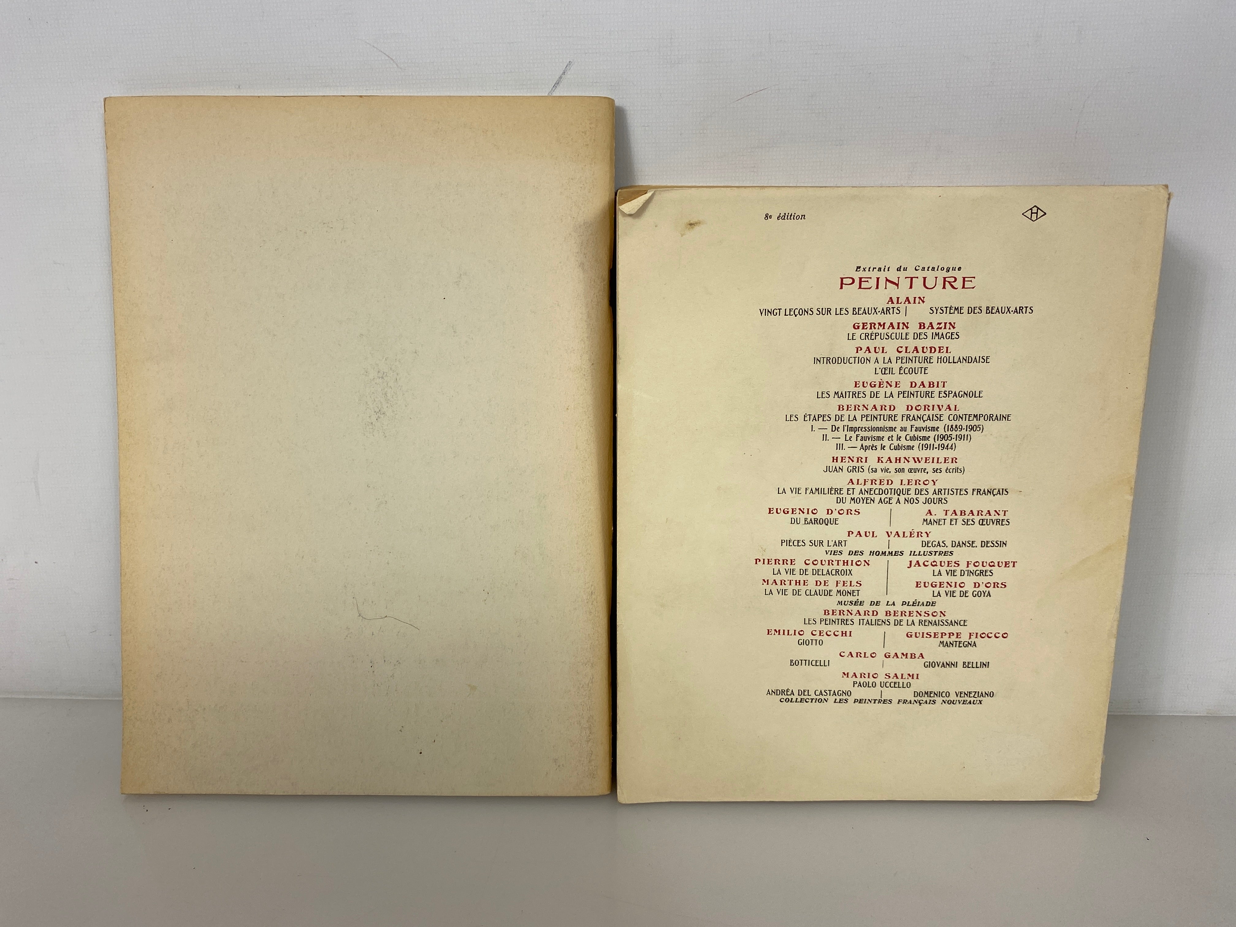 2 Volumes: Manet et Ses Oeuvres (1947)/Manet and Spain (1969) Vintage SC