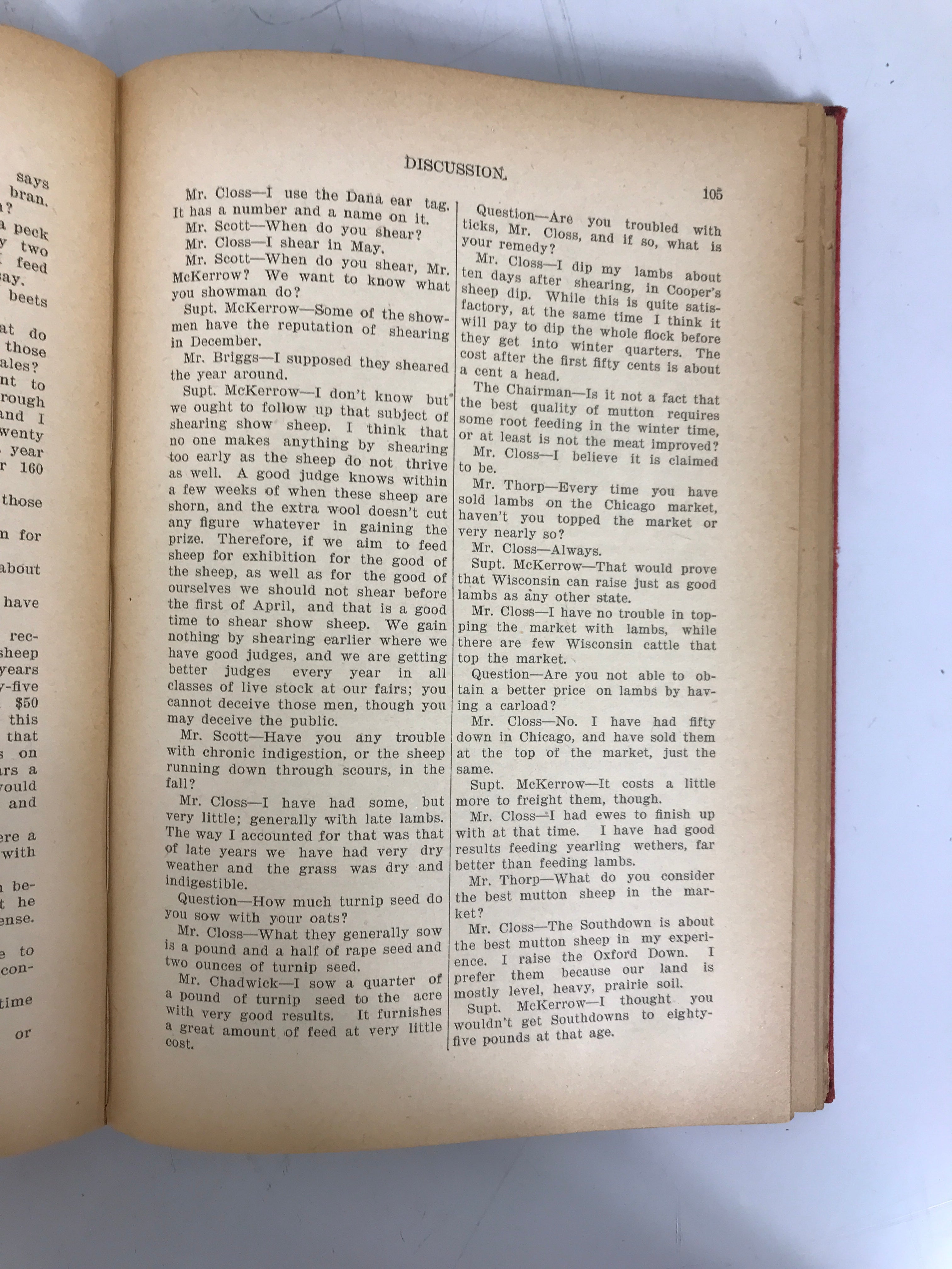 2 Vols: Wisconsin Farmers' Institutes Bulletins 12/16 1898-1902 HC