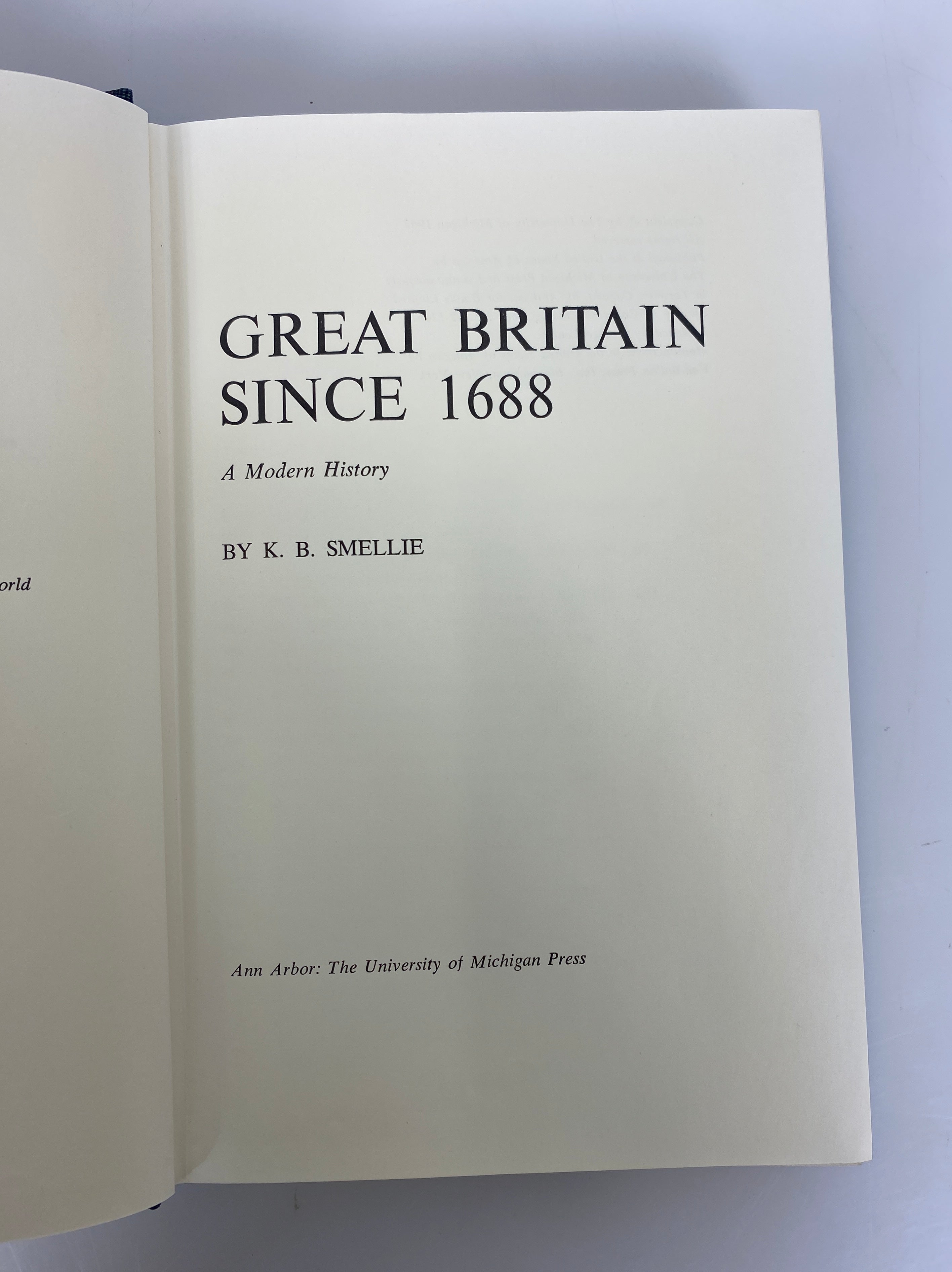 4 Vols: U of M History of the Modern World Italy/Russia/India/Great Britain HC