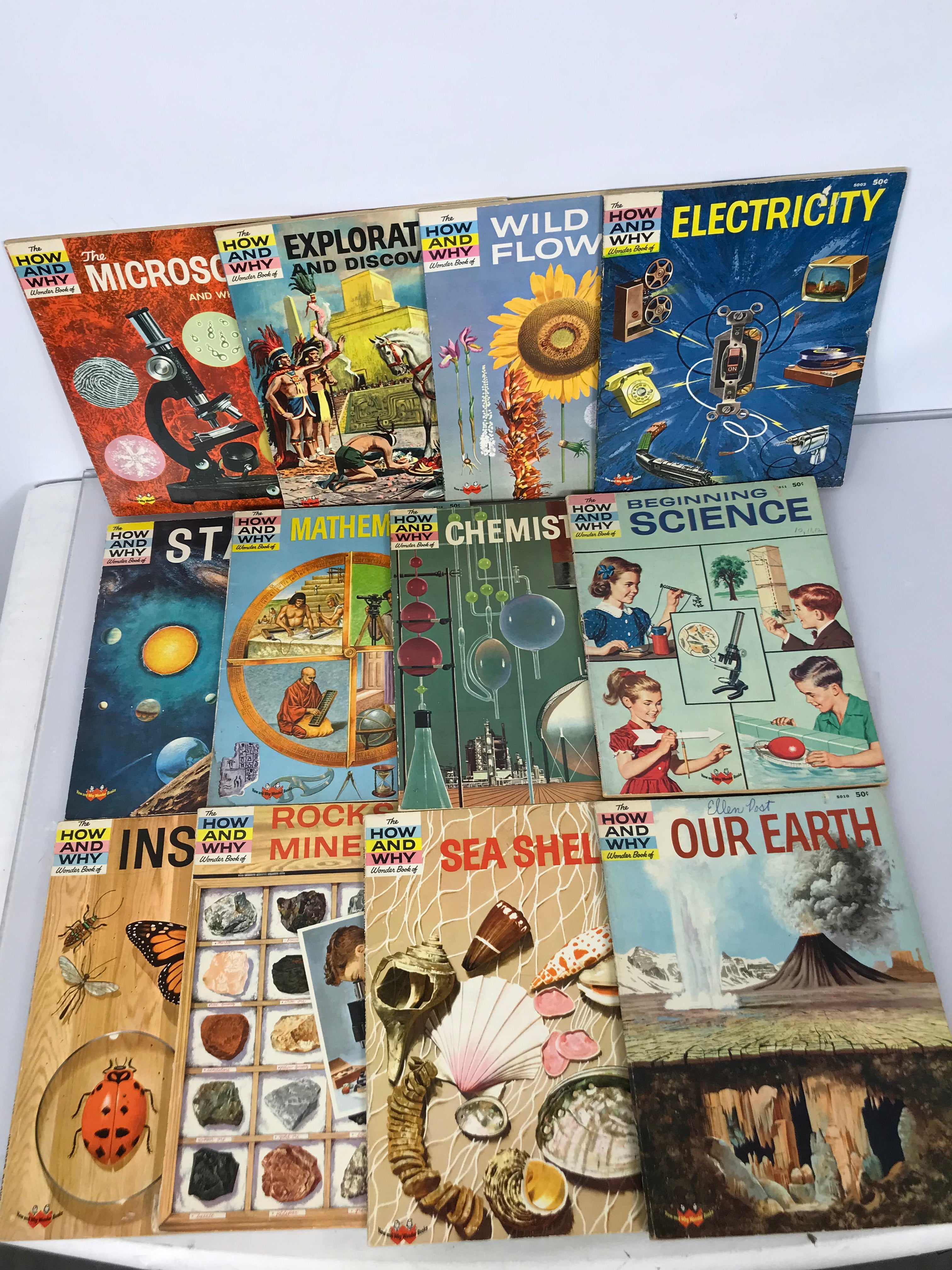 Lot of 12 How and Why Wonder Book of...