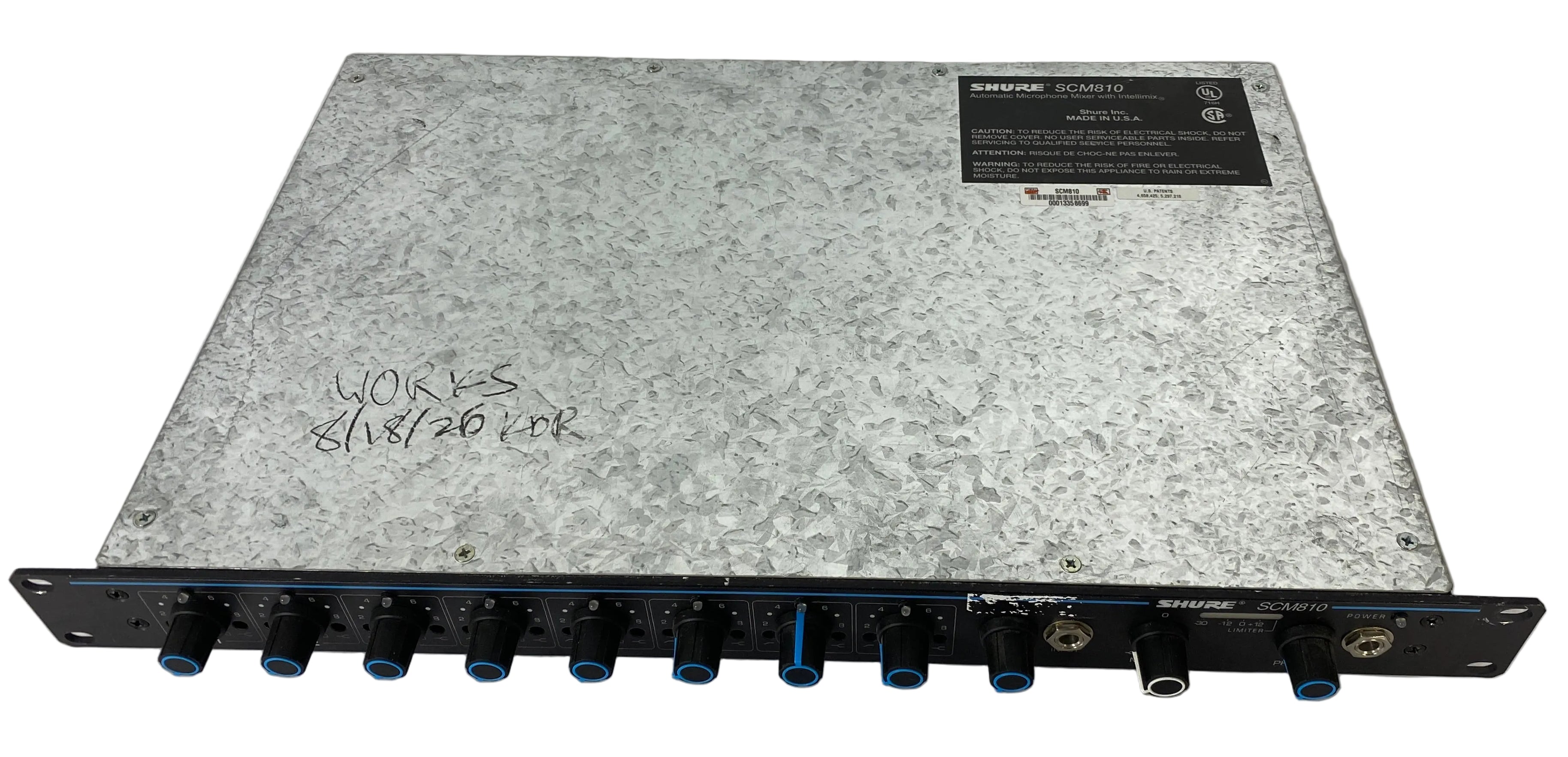 Shure SCM810 8-Channel Automatic Mixer