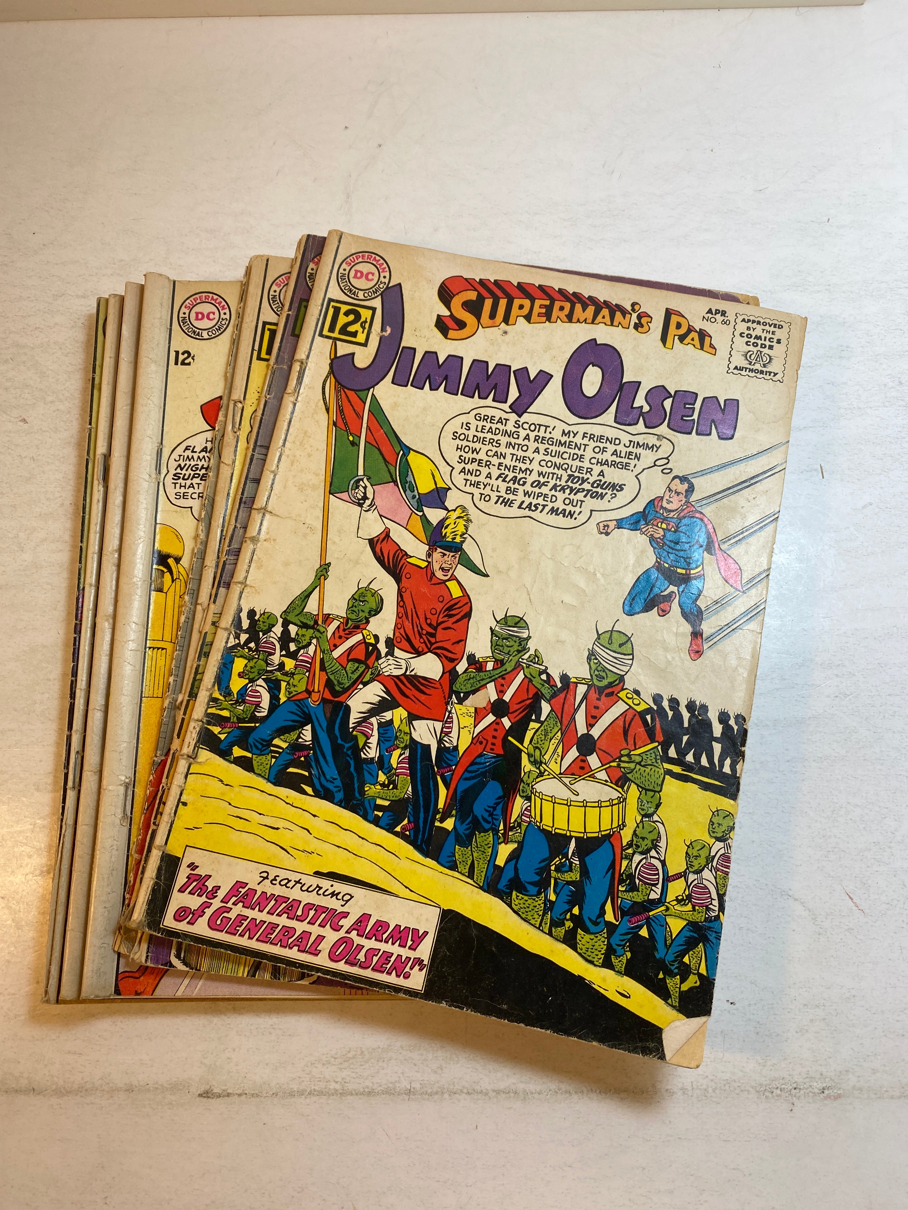 Lot of 8 Superman's Pal Jimmy Olsen DC Comics 1962-1963