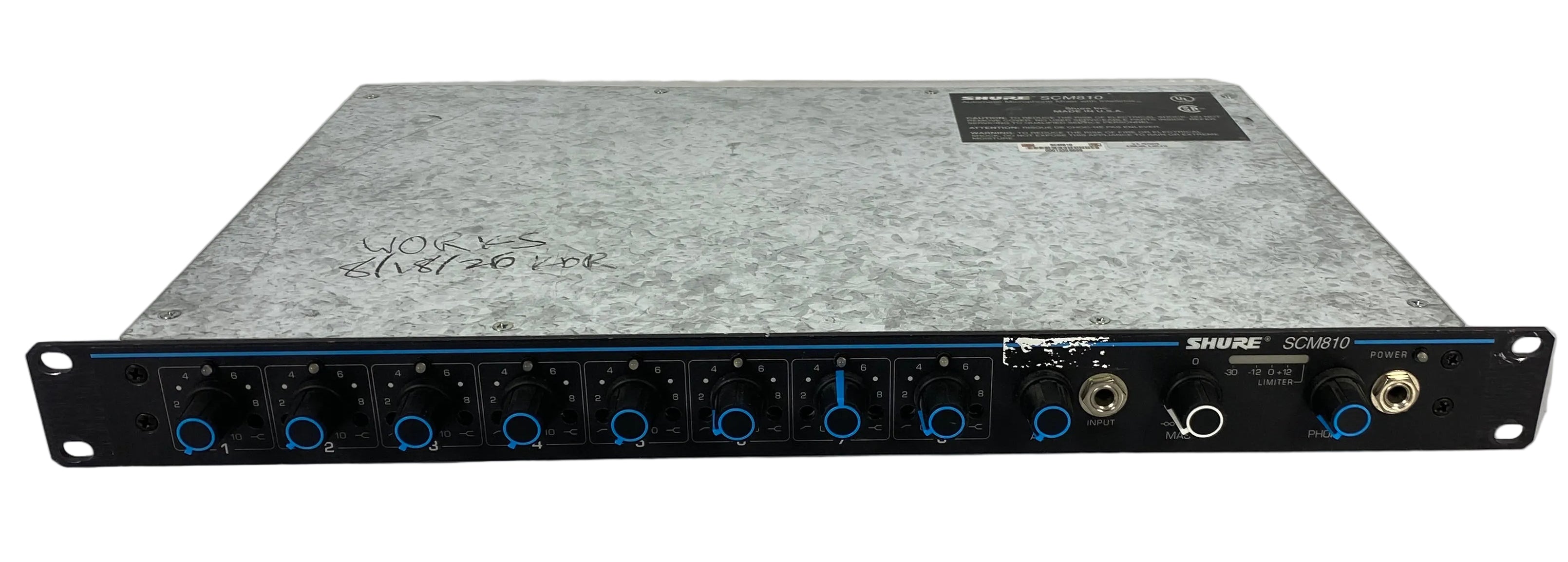 Shure SCM810 8-Channel Automatic Mixer