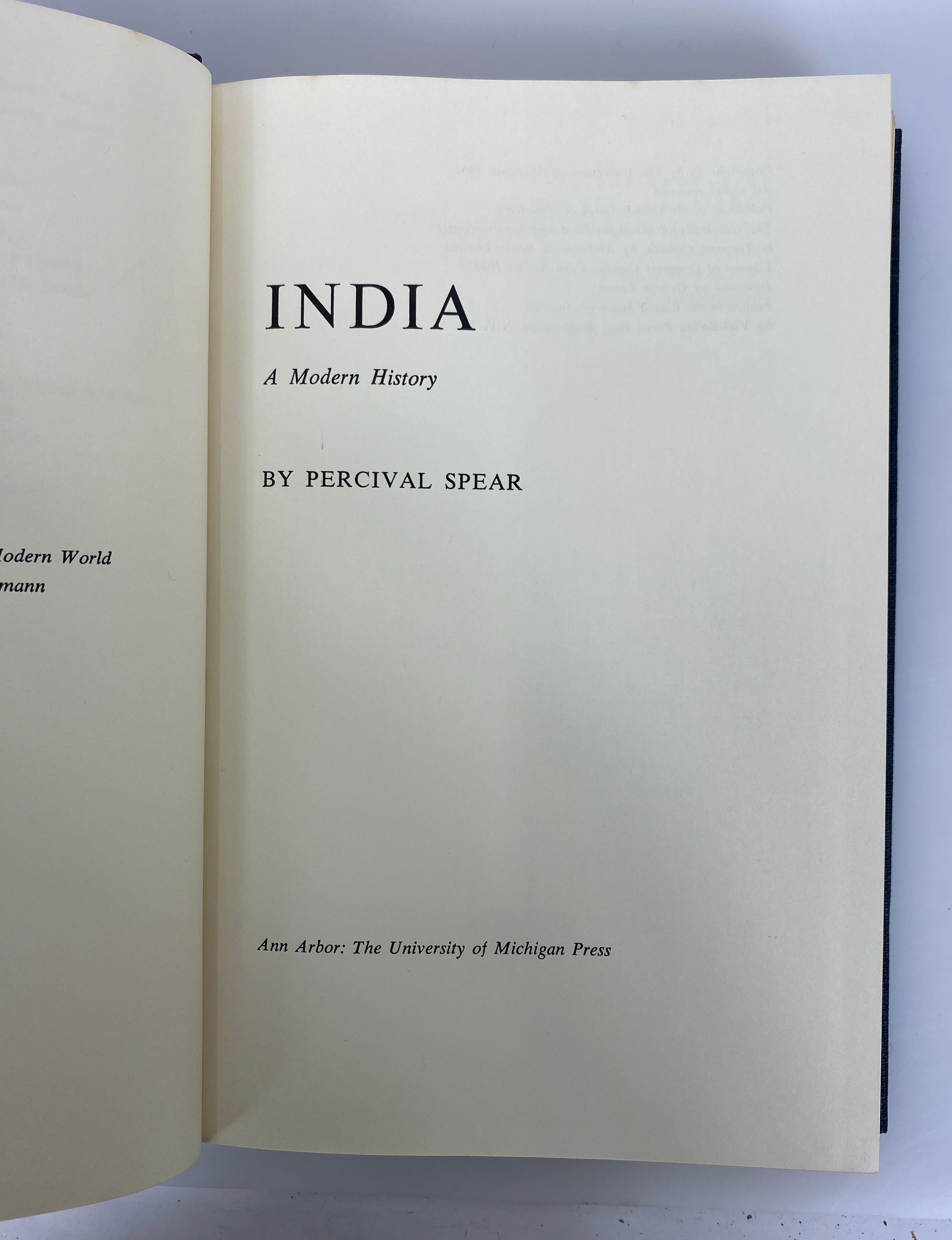 4 Vols: U of M History of the Modern World Italy/Russia/India/Great Britain HC