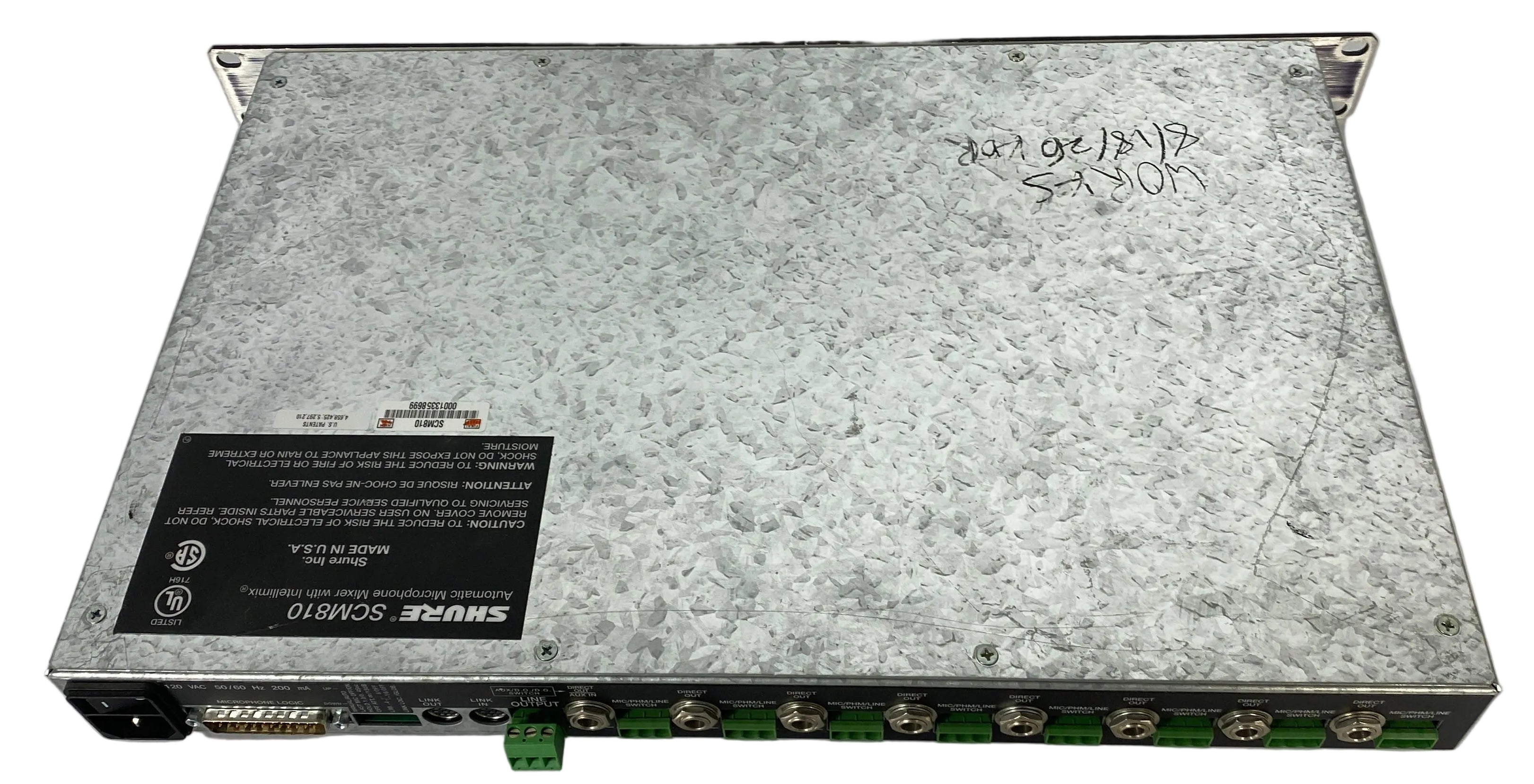 Shure SCM810 8-Channel Automatic Mixer