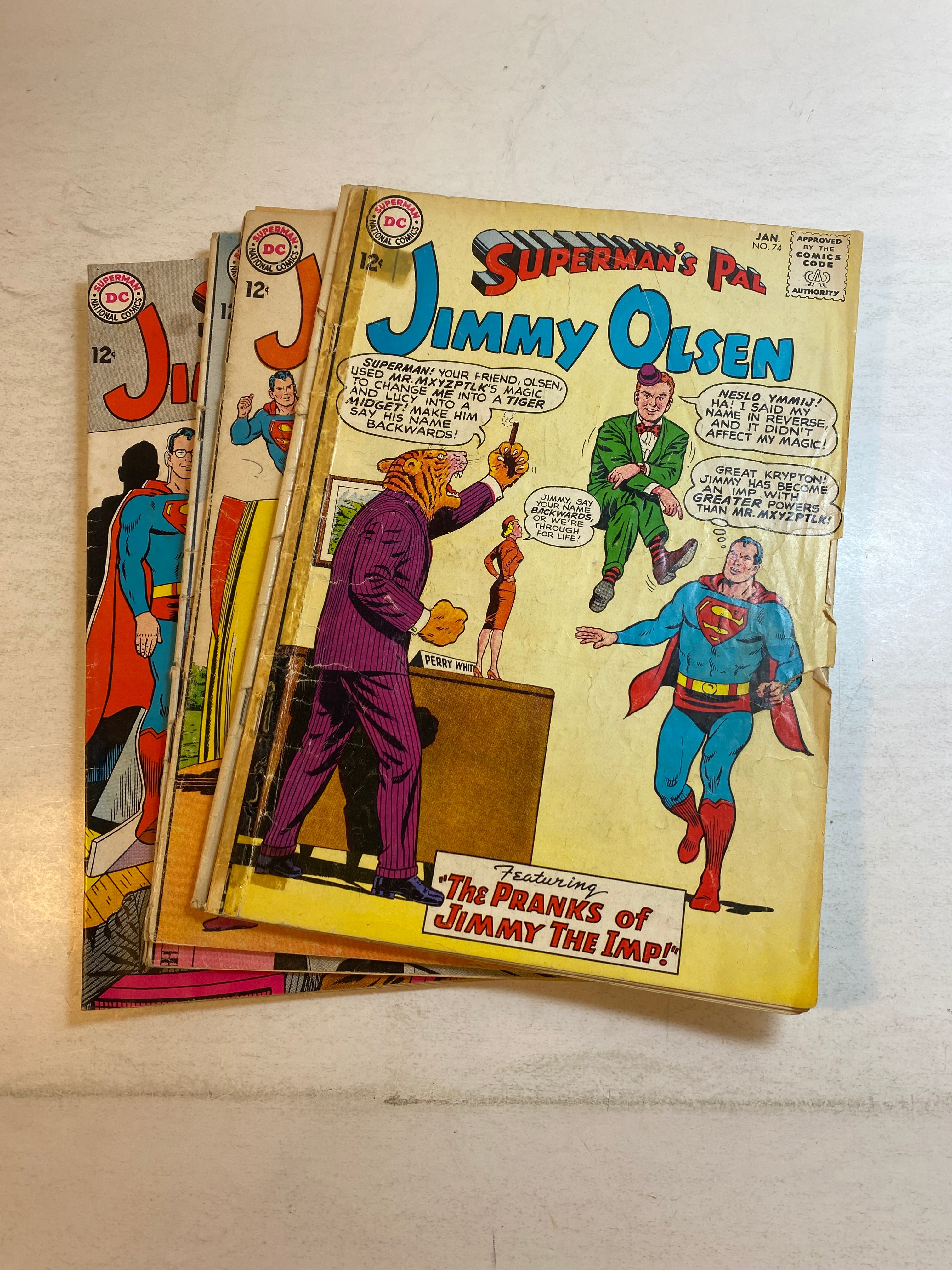 Lot of 5 Superman's Pal Jimmy Olsen DC Comics 1964