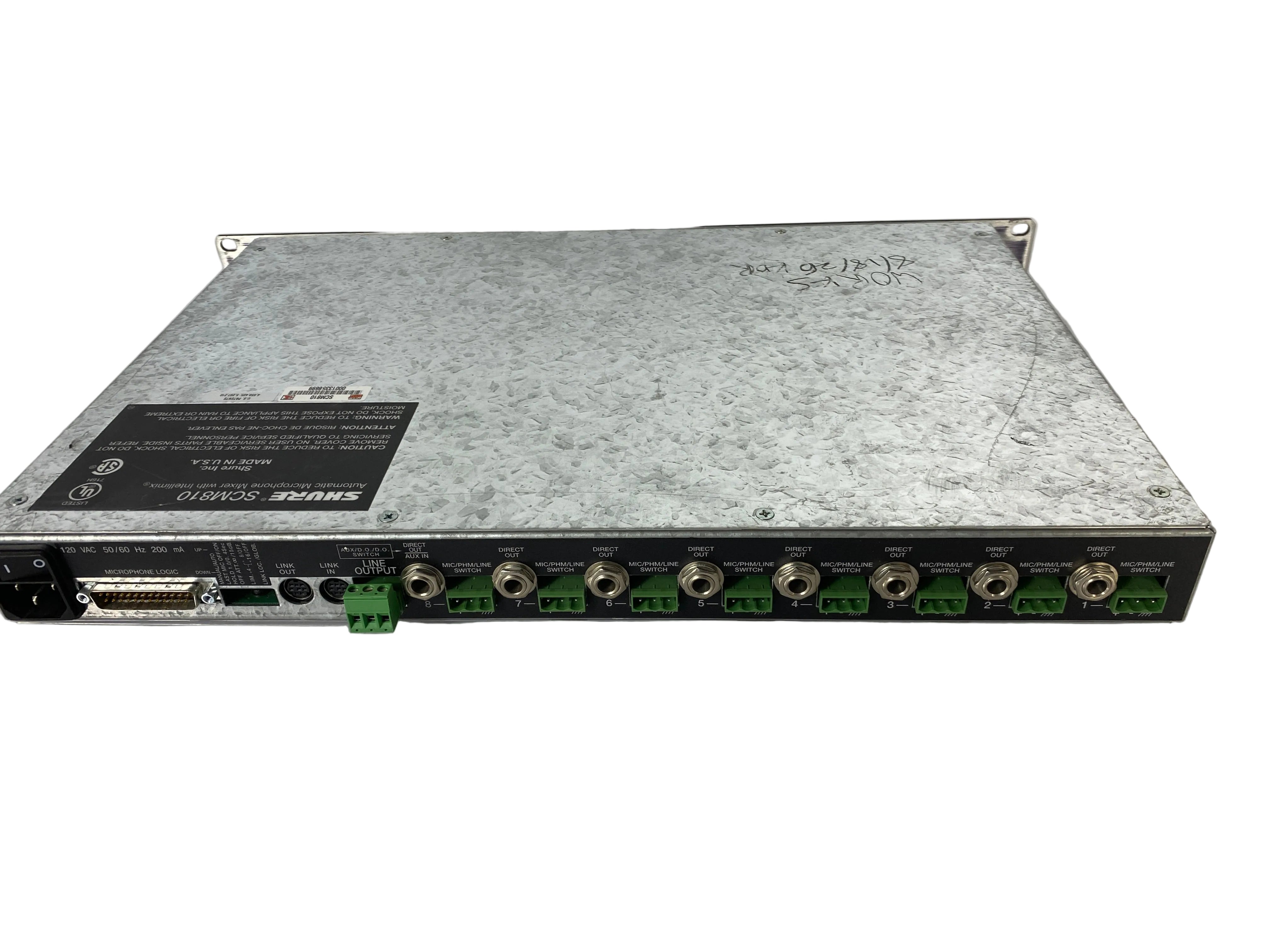 Shure SCM810 8-Channel Automatic Mixer