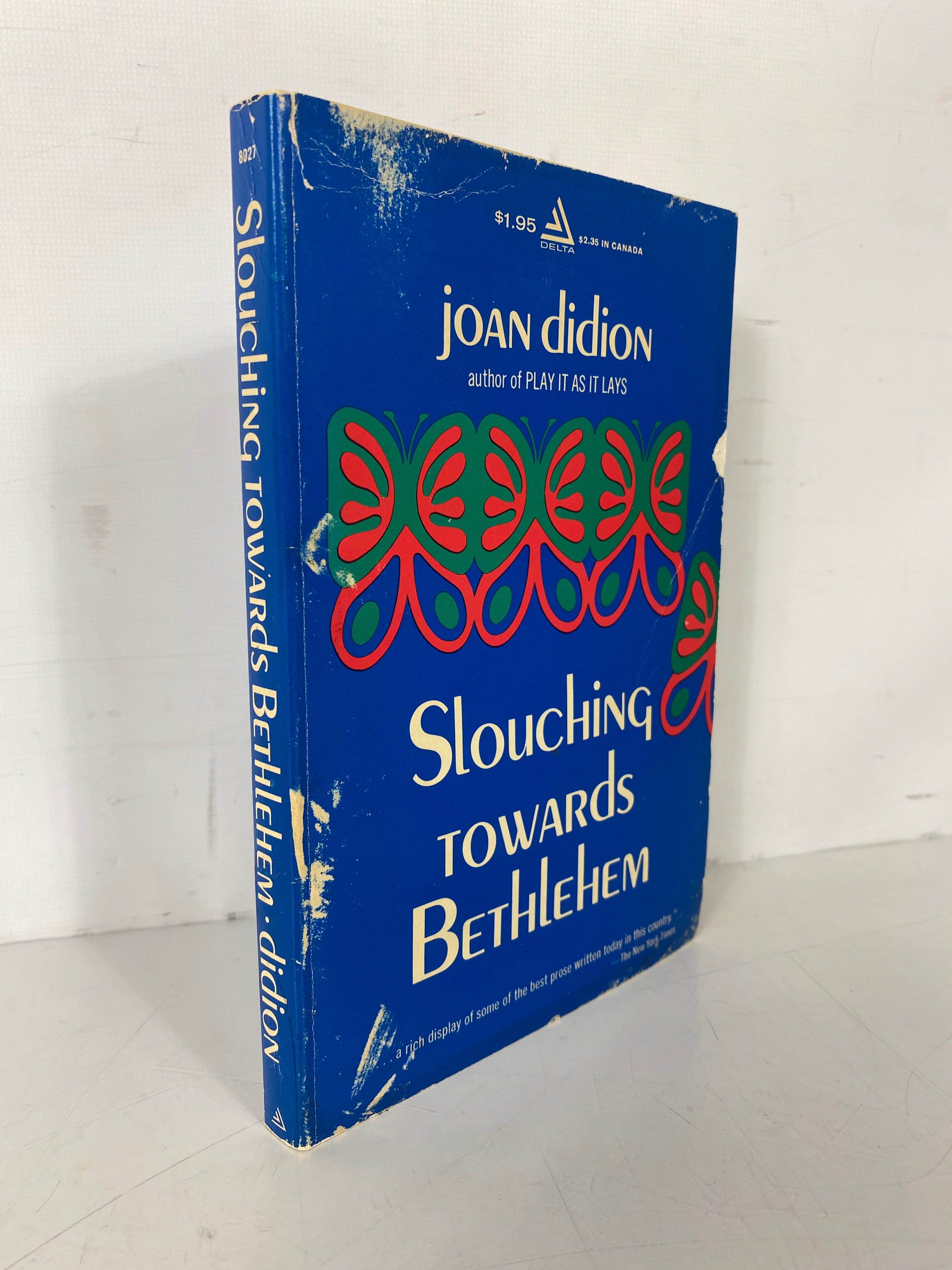 Slouching Towards Bethlehem Joan Didion 1968 5th Printing Vintage SC