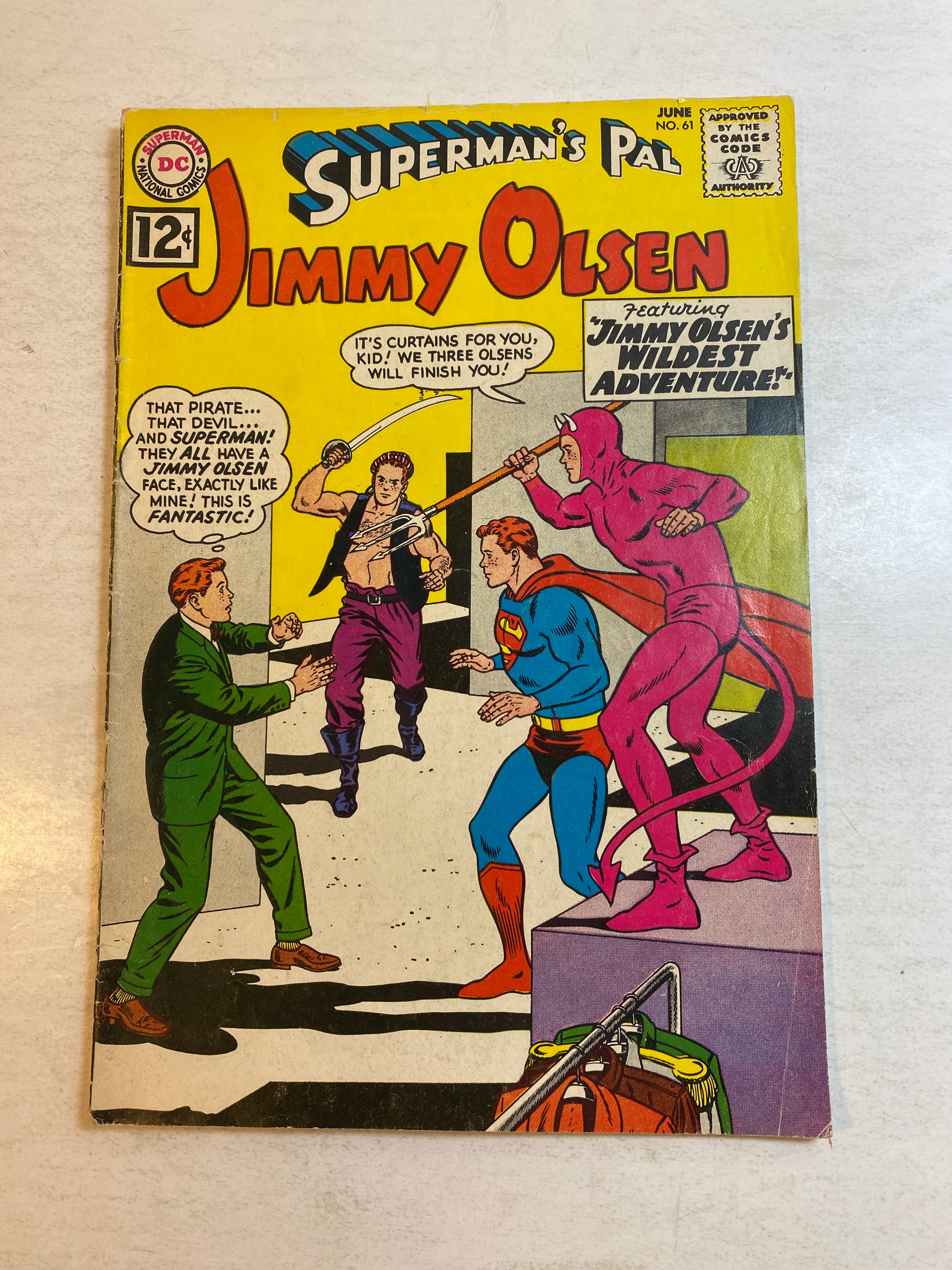 Superman's Pal Jimmy Olsen #61 DC Comics 1962
