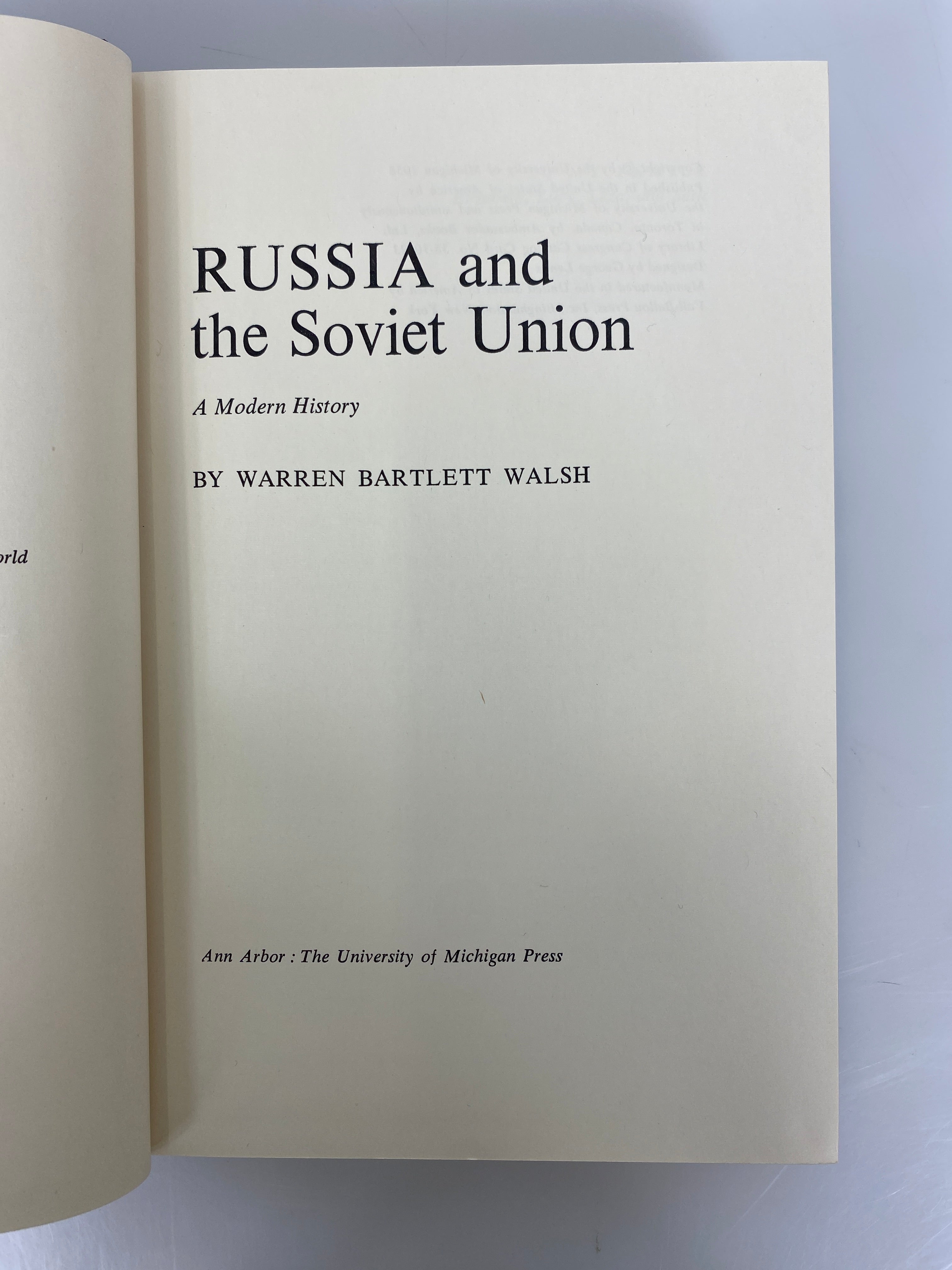 4 Vols: U of M History of the Modern World Italy/Russia/India/Great Britain HC