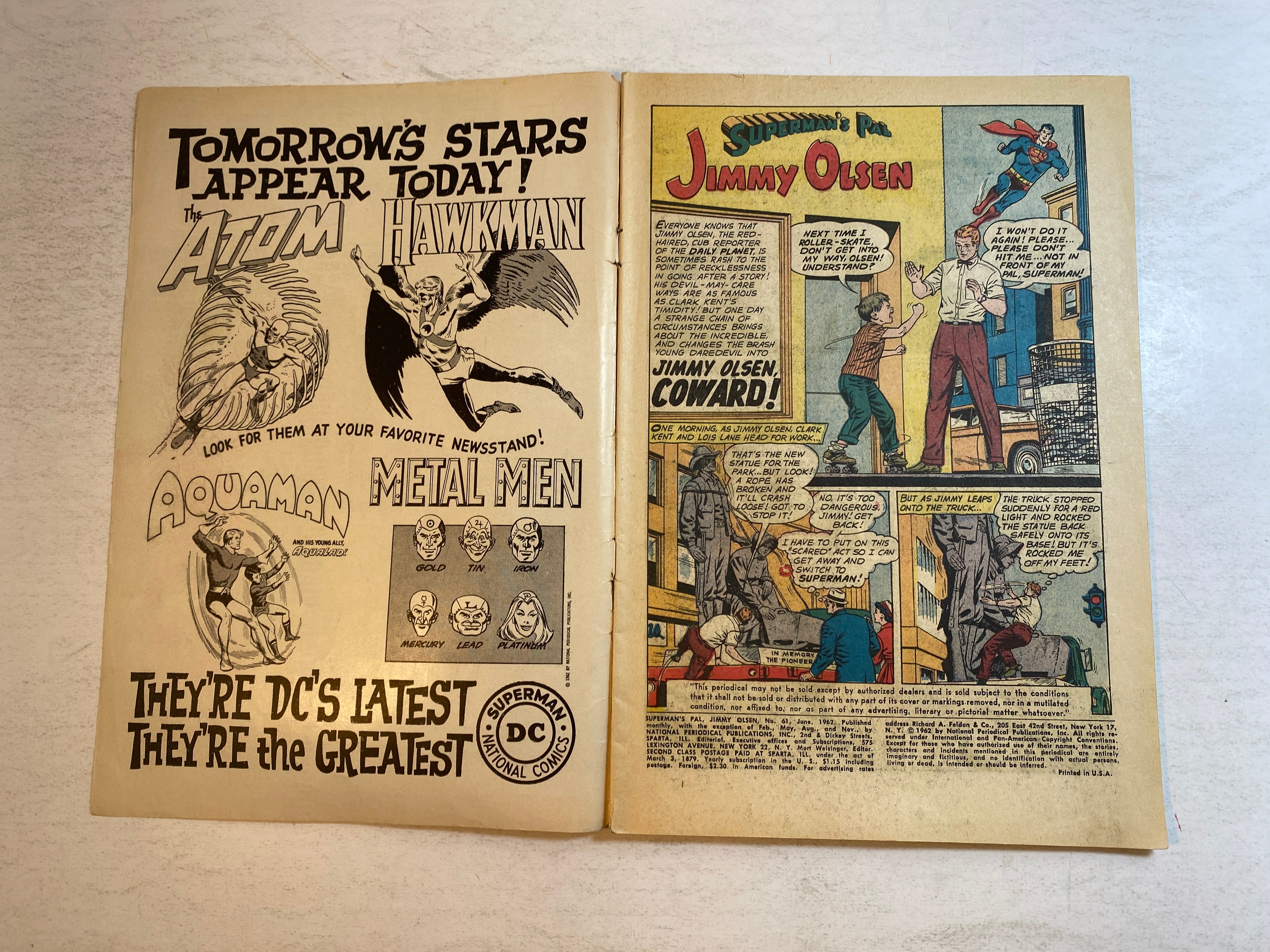 Superman's Pal Jimmy Olsen #61 DC Comics 1962