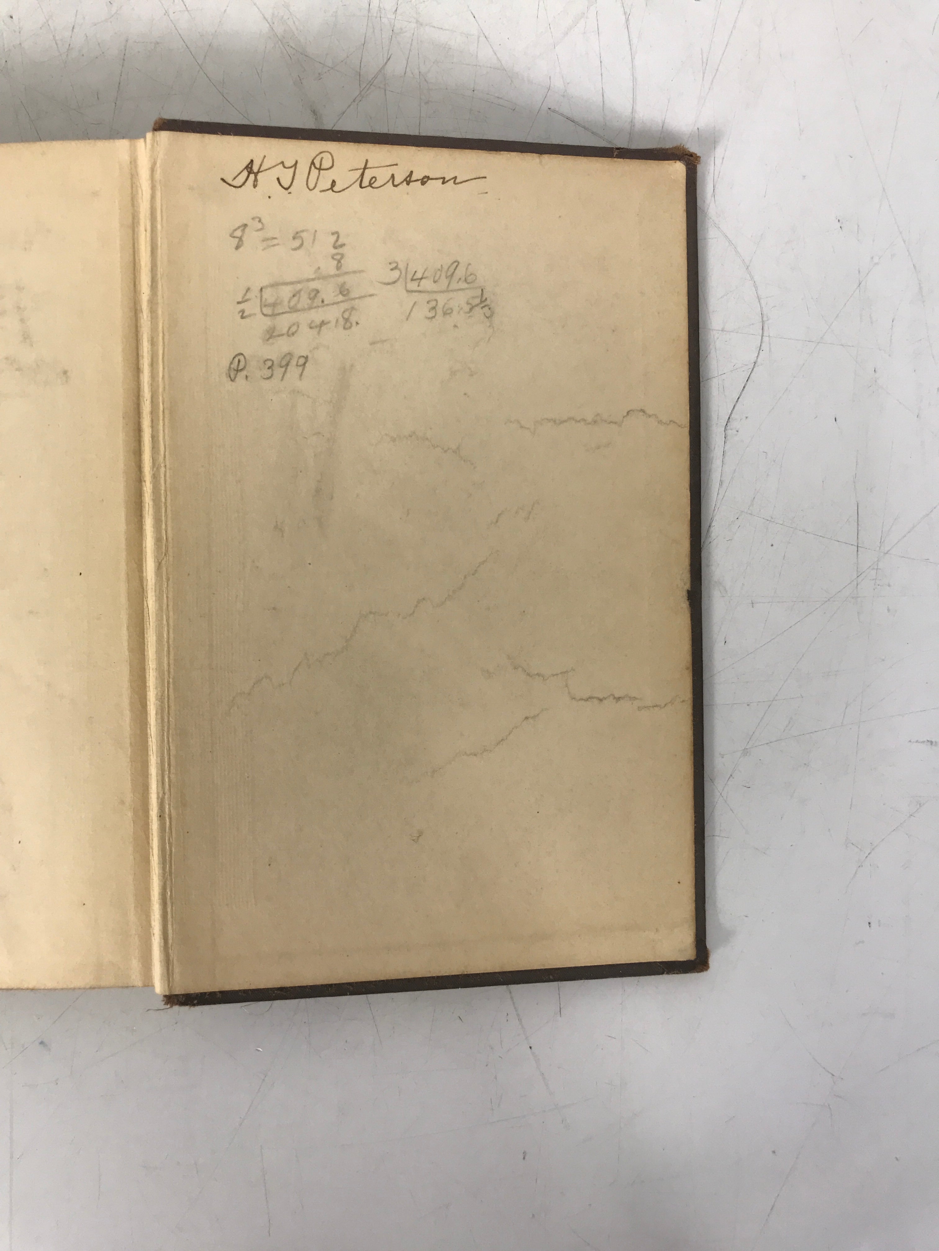 2 Ray's Mathematical Series New Higher Arithmetic & Key 1908/1909 HC