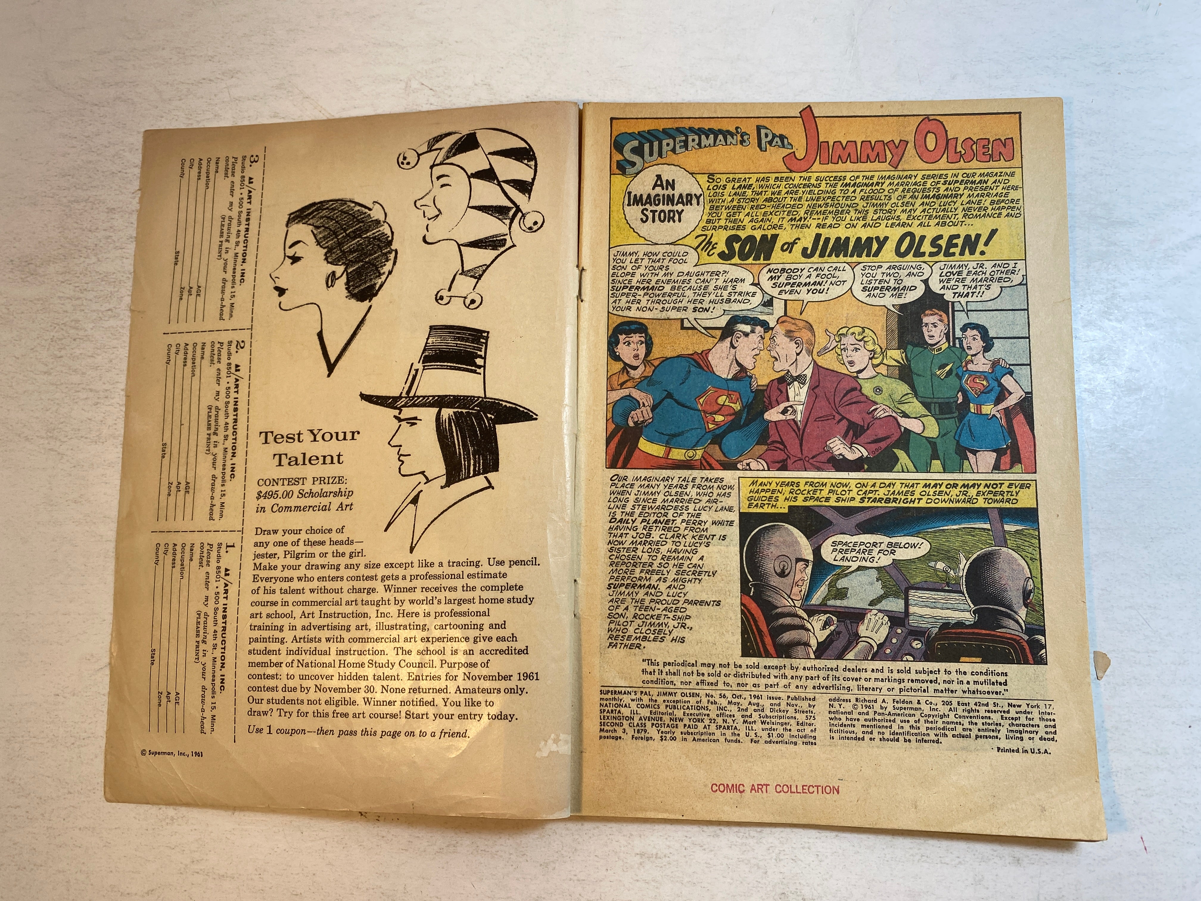Superman's Pal Jimmy Olsen #56 DC Comics 1961