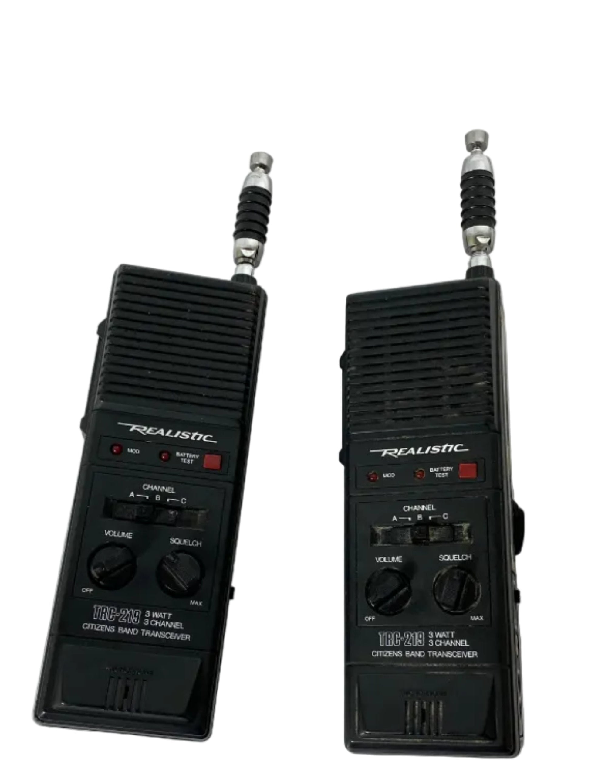 Realistic TRC-219 3 CH Citizens Band Transceiver