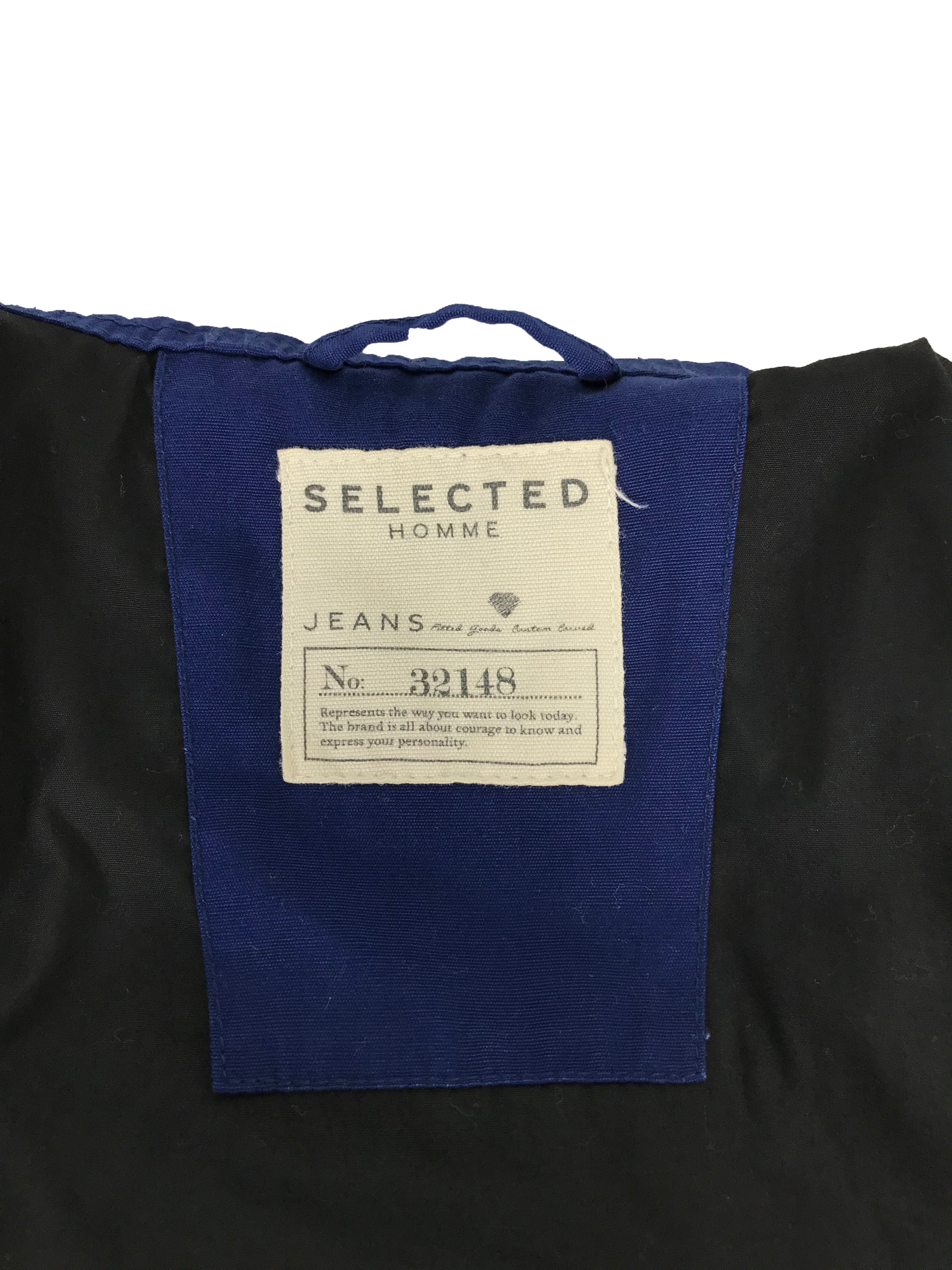 Selected Homme Blue Jacket Men's Size M-L