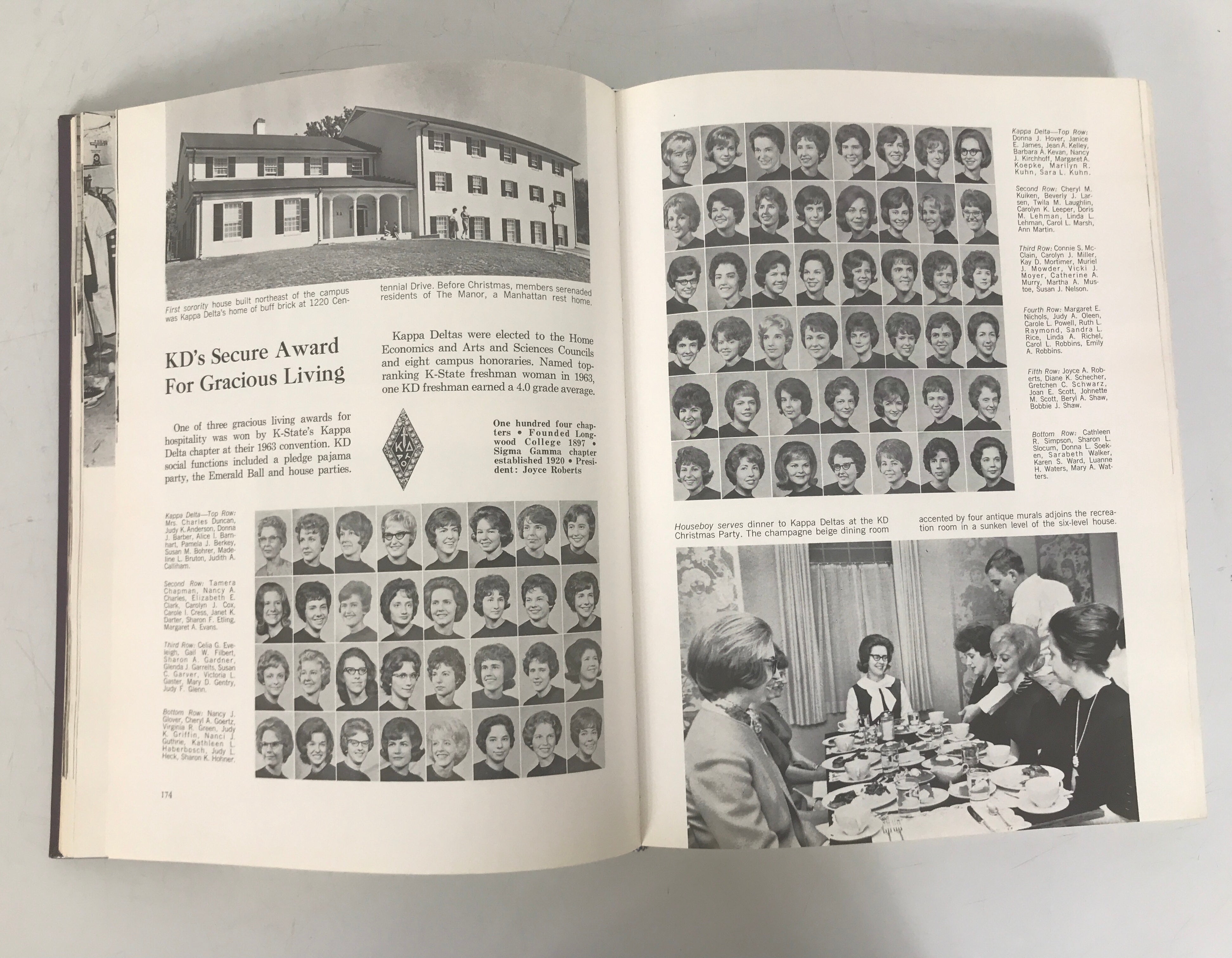 1964 Kansas State University Yearbook "Royal Purple" HC