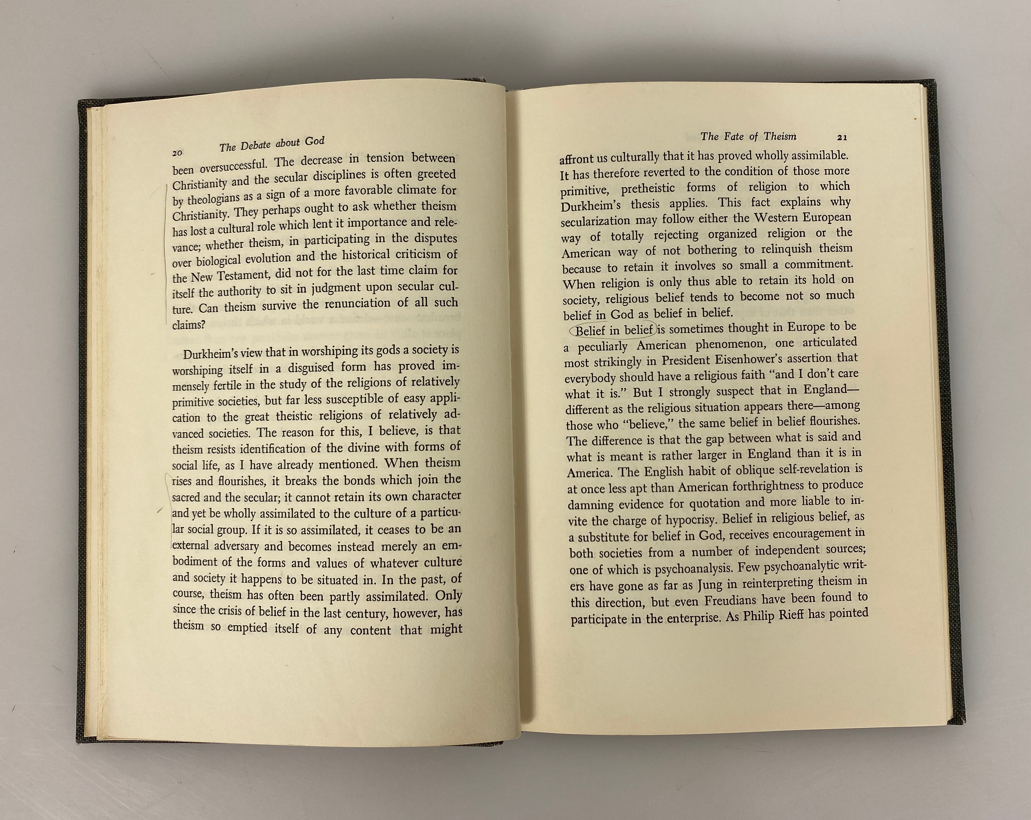 The Religious Significance of Atheism MacIntyre/Ricoeur 1969 Ex-Library HC