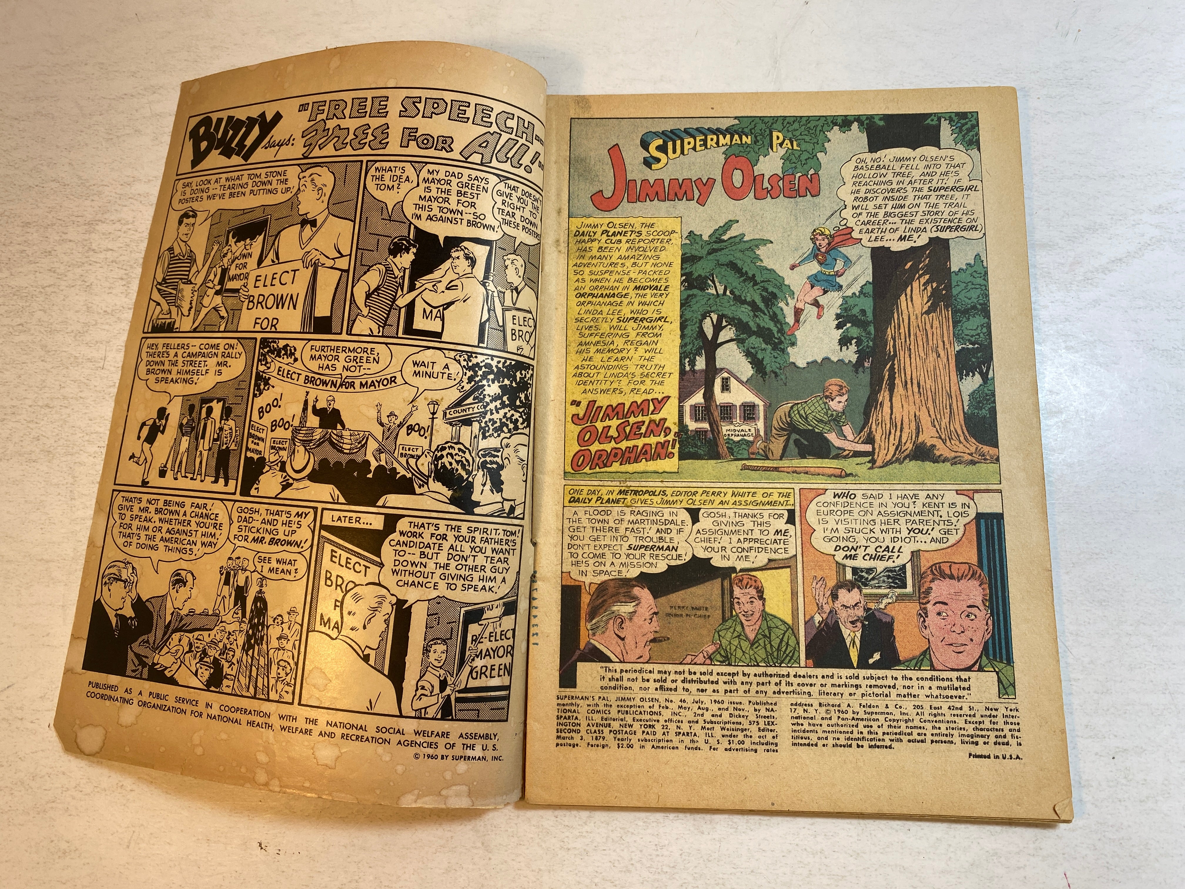 Superman's Pal Jimmy Olsen #46 DC Comics 1960