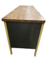 Metal Desk With Wooden Table Top