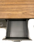 Metal Desk With Wooden Table Top