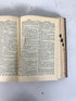 Webster's New Ideal Dictionary 1929 Embossed HS Award HC