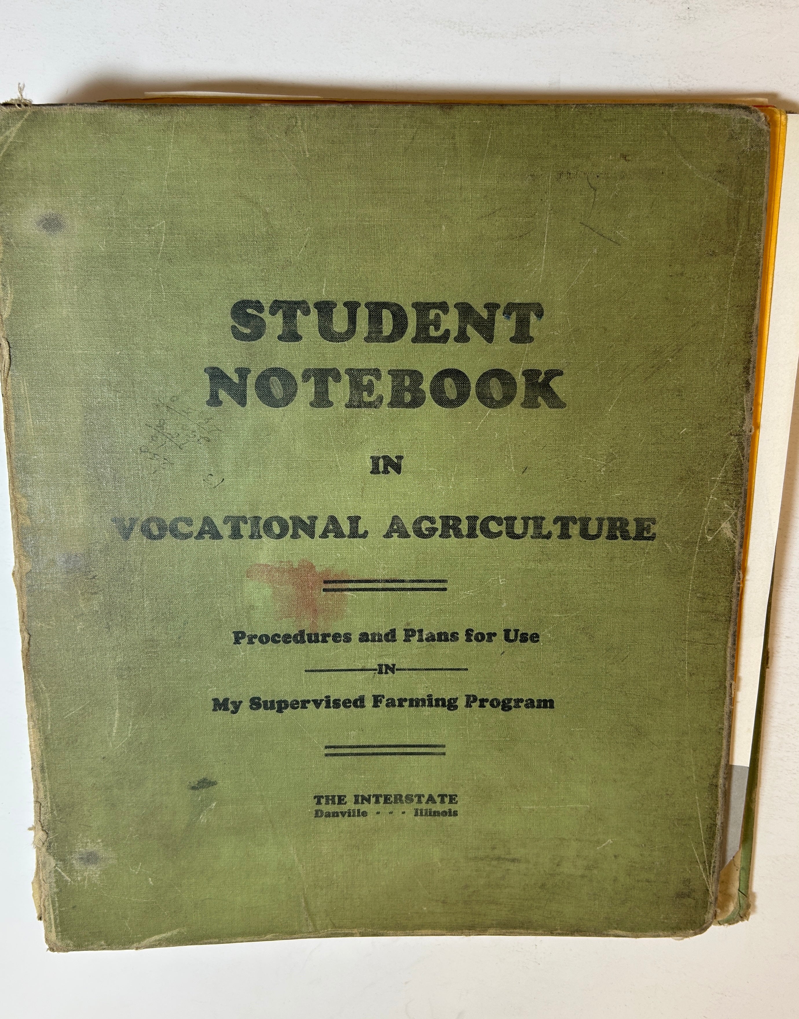 Binder of Vintage 1950s Farm Equipment Brochures and Advertisements
