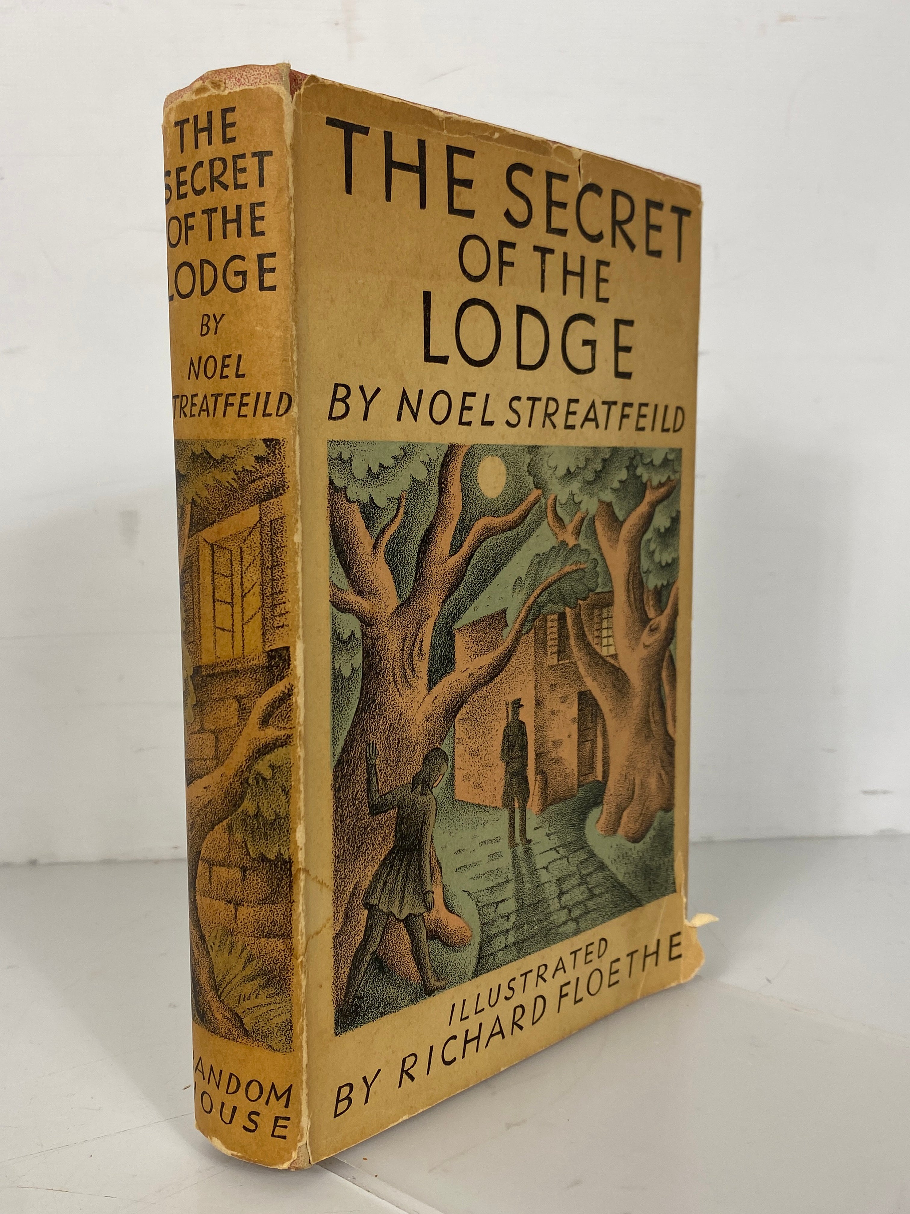 The Secret of the Lodge by Noel Streatfeild 1940 First Printing HC DJ