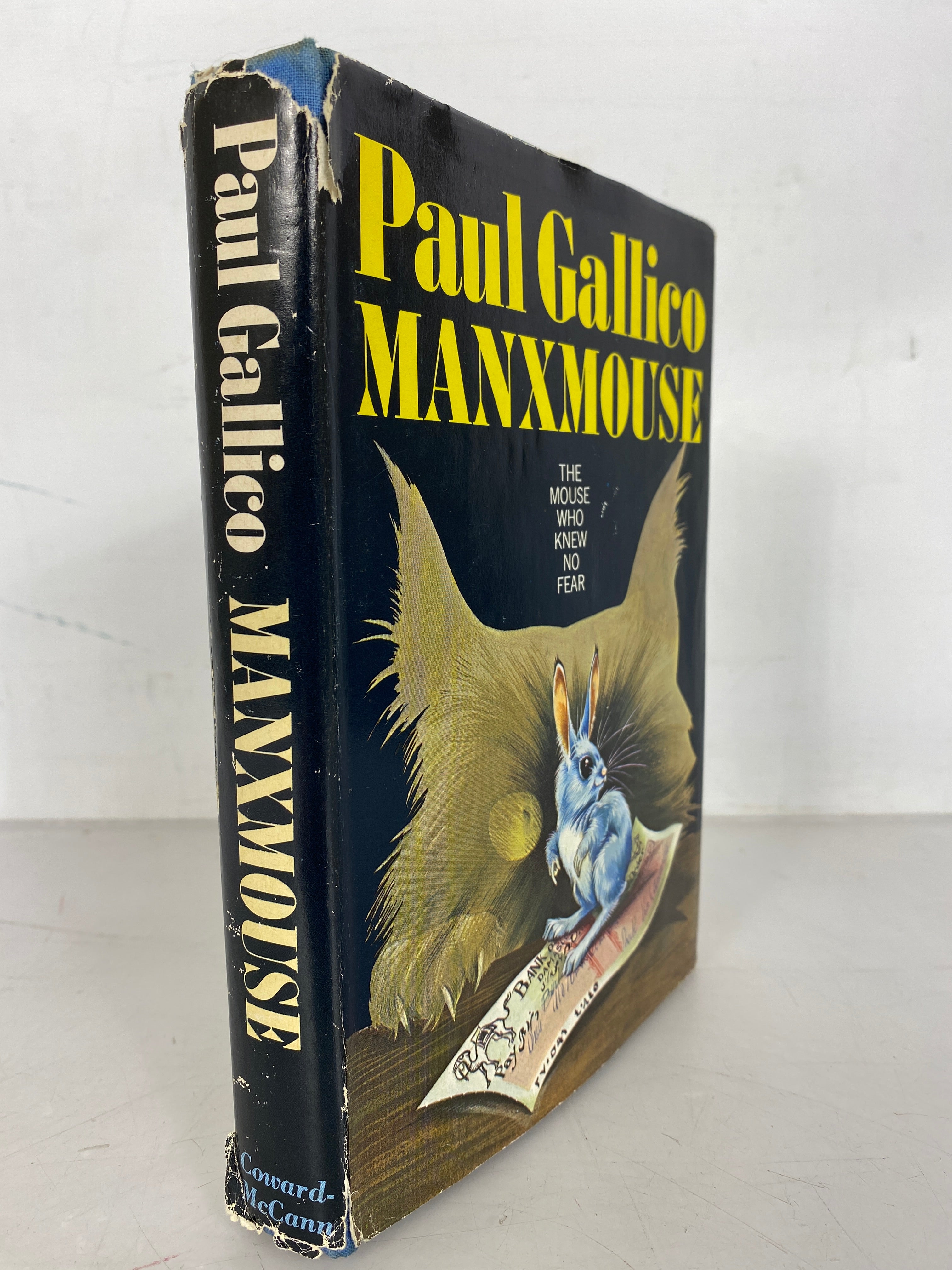 Manxmouse by Paul Gallico First American Edition 1968 HC DJ