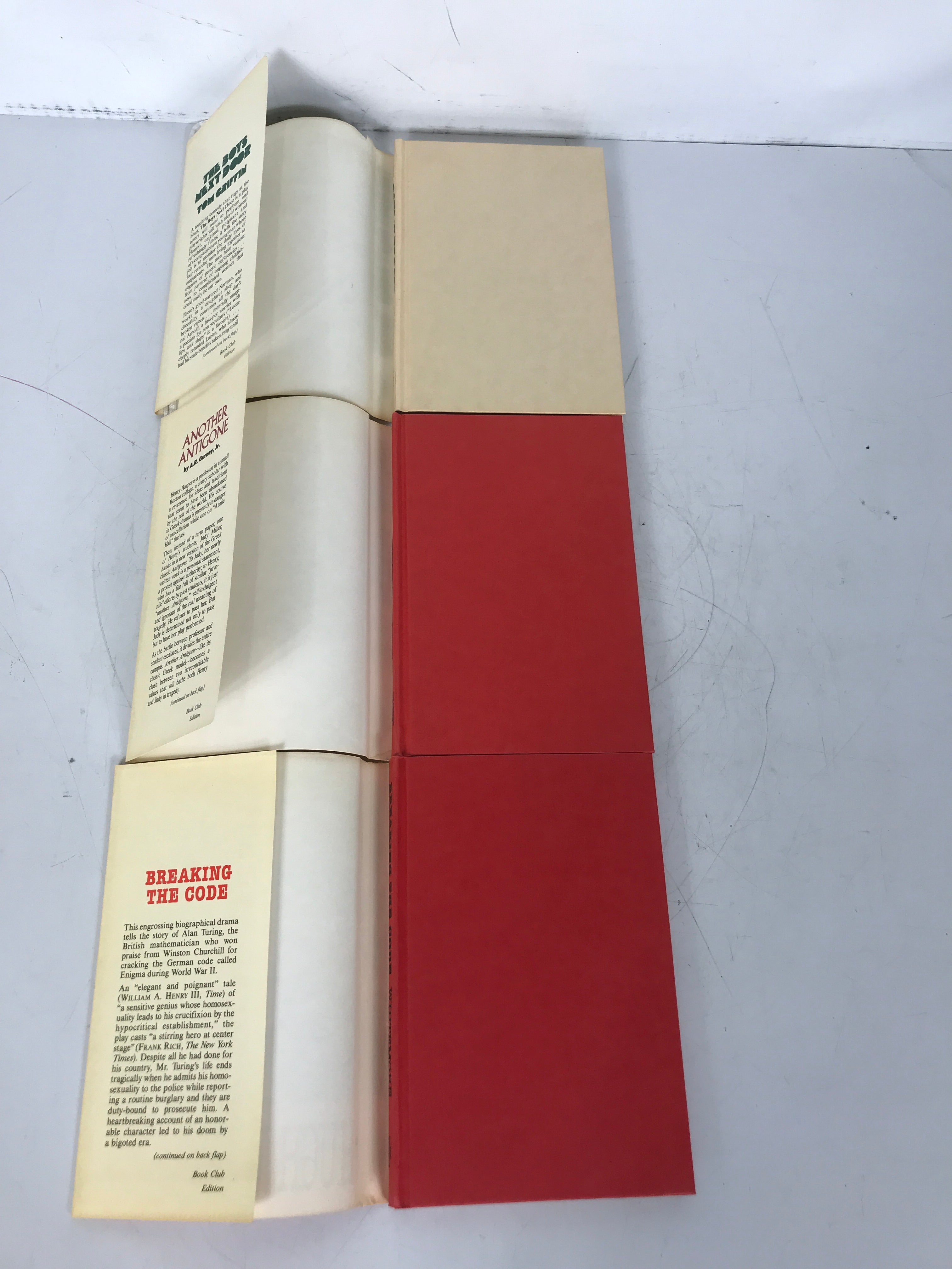 Lot of 3 Vintage Plays: Griffin/Gurney/Whitemore HC DJ BCE