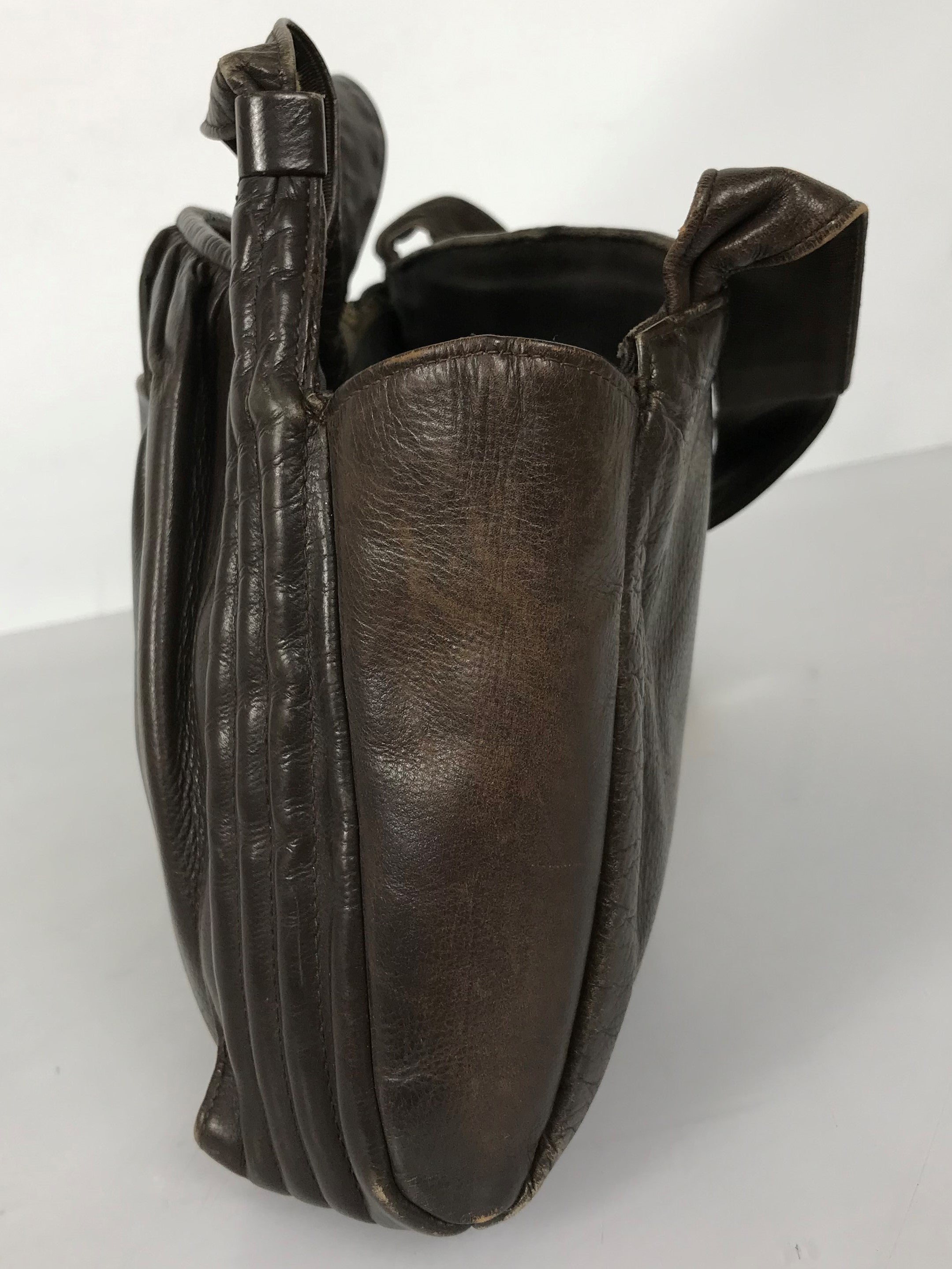 Vintage Leather 1940s Style Women's Evening Purse