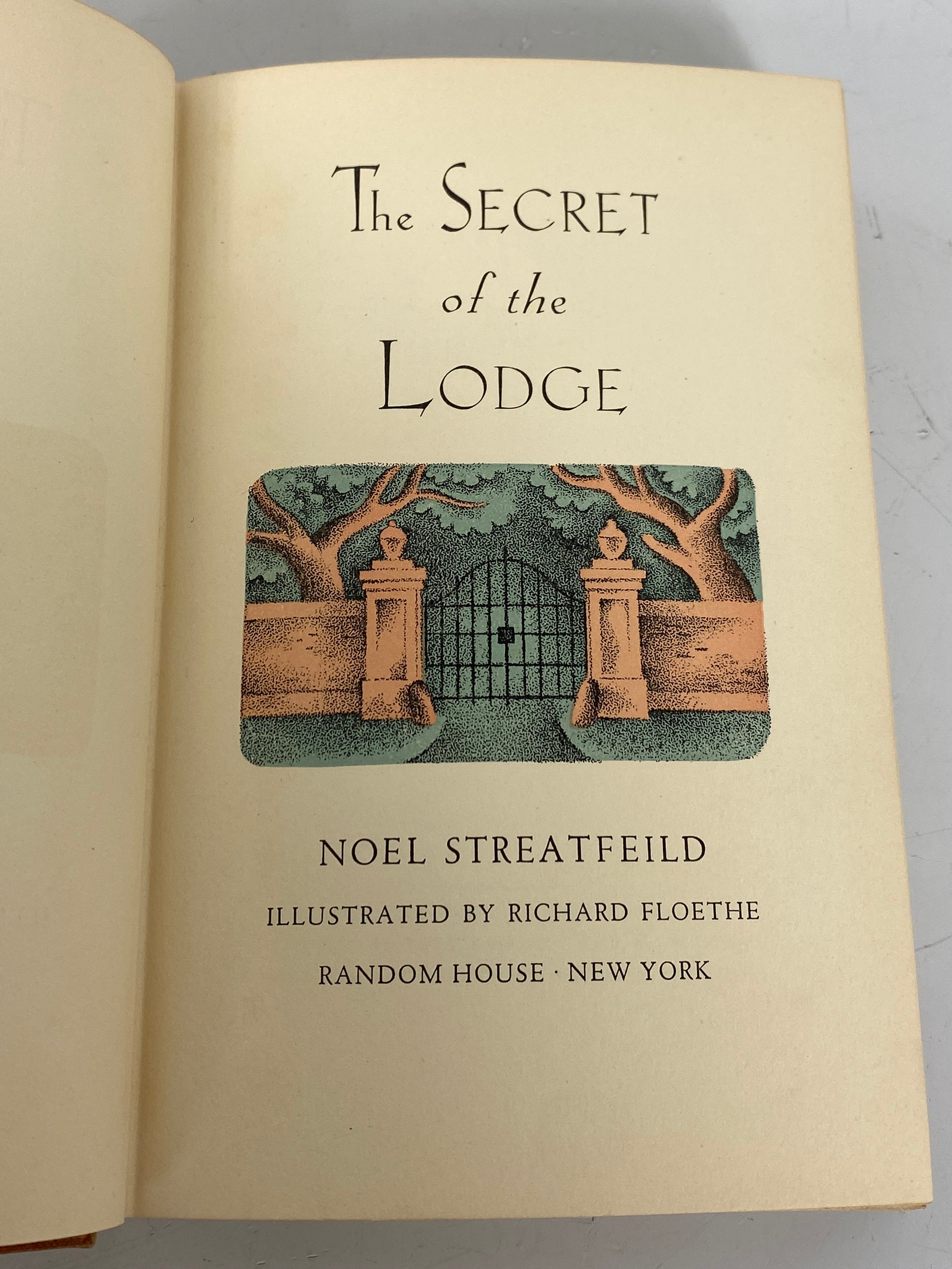 The Secret of the Lodge by Noel Streatfeild 1940 First Printing HC DJ