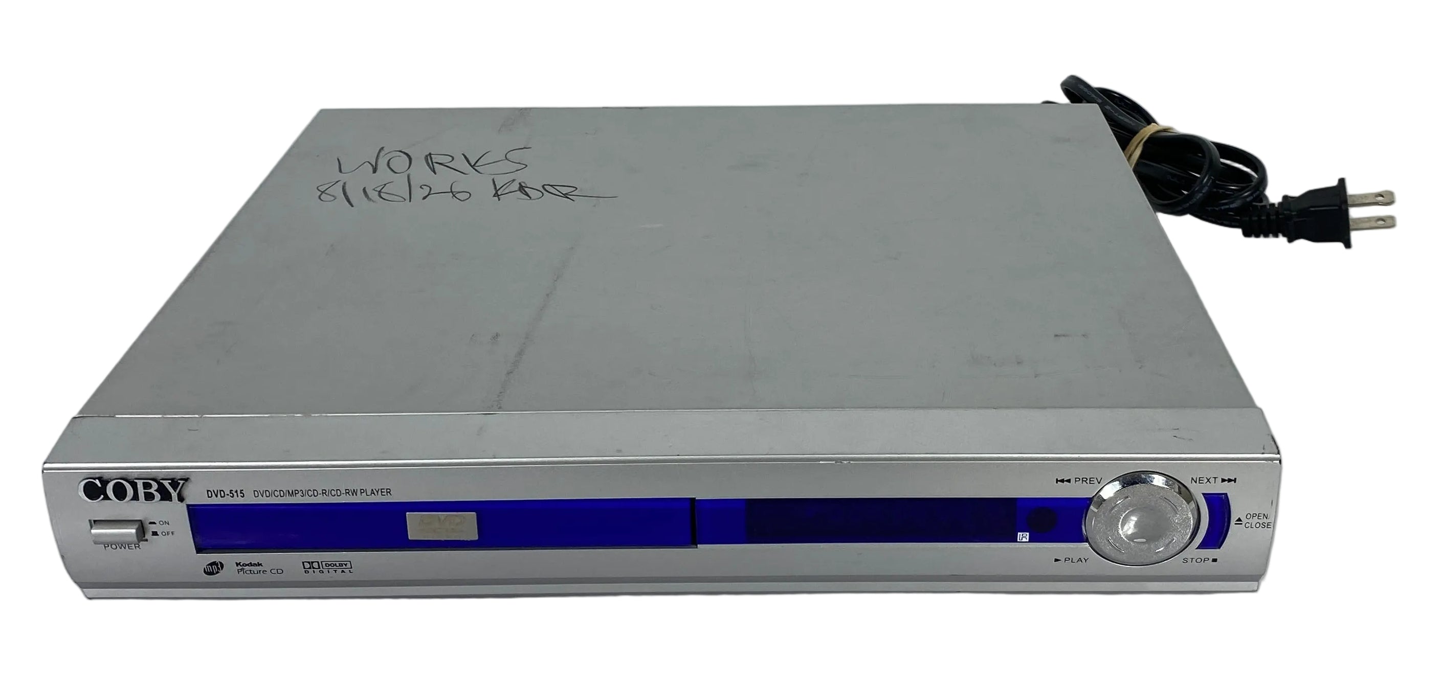 Coby DVD-515 DVD/CD/MP3/CD-R/CD-RW Player