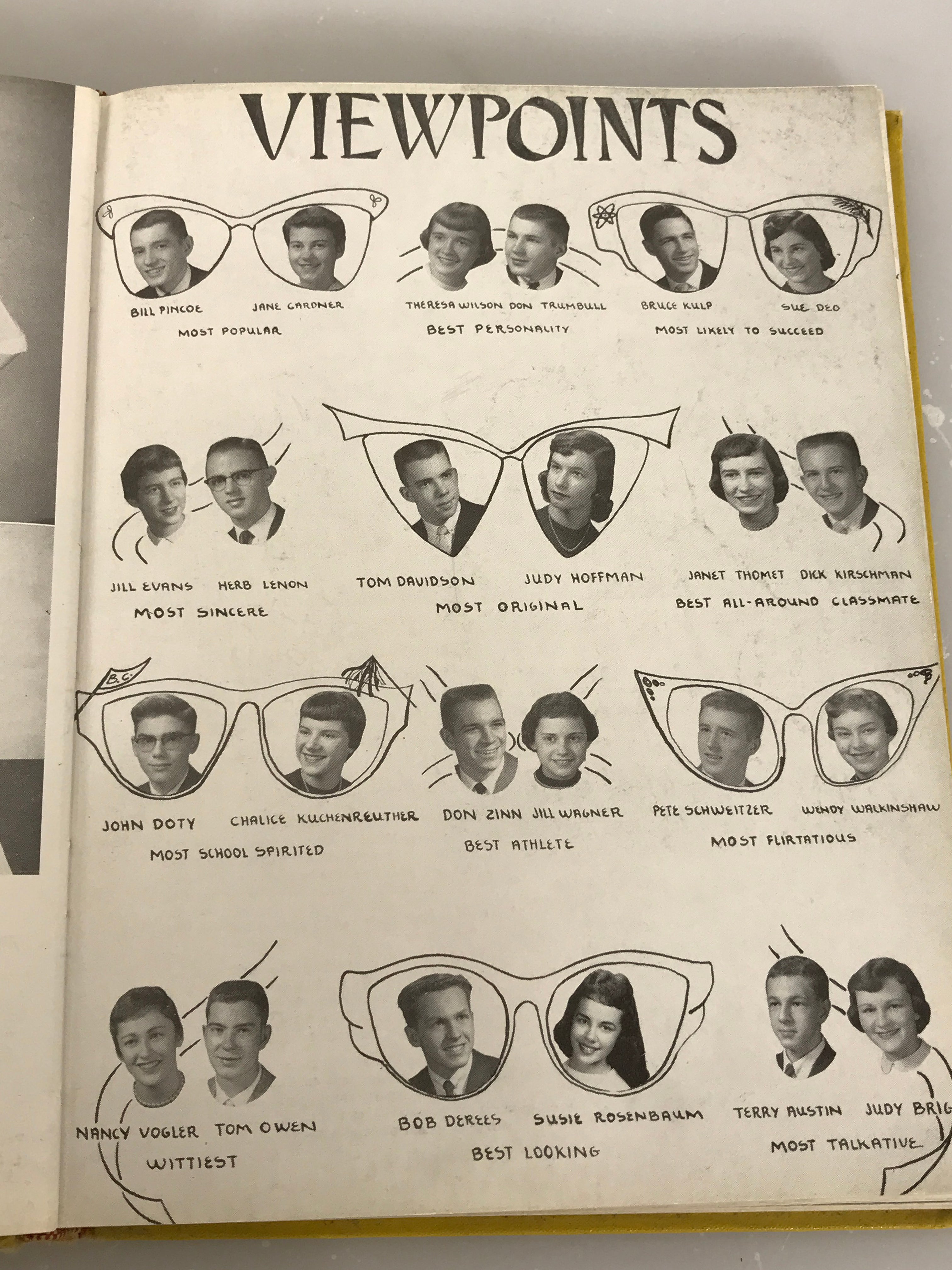 1957 Battle Creek High School Yearbook Battle Creek Michigan HC