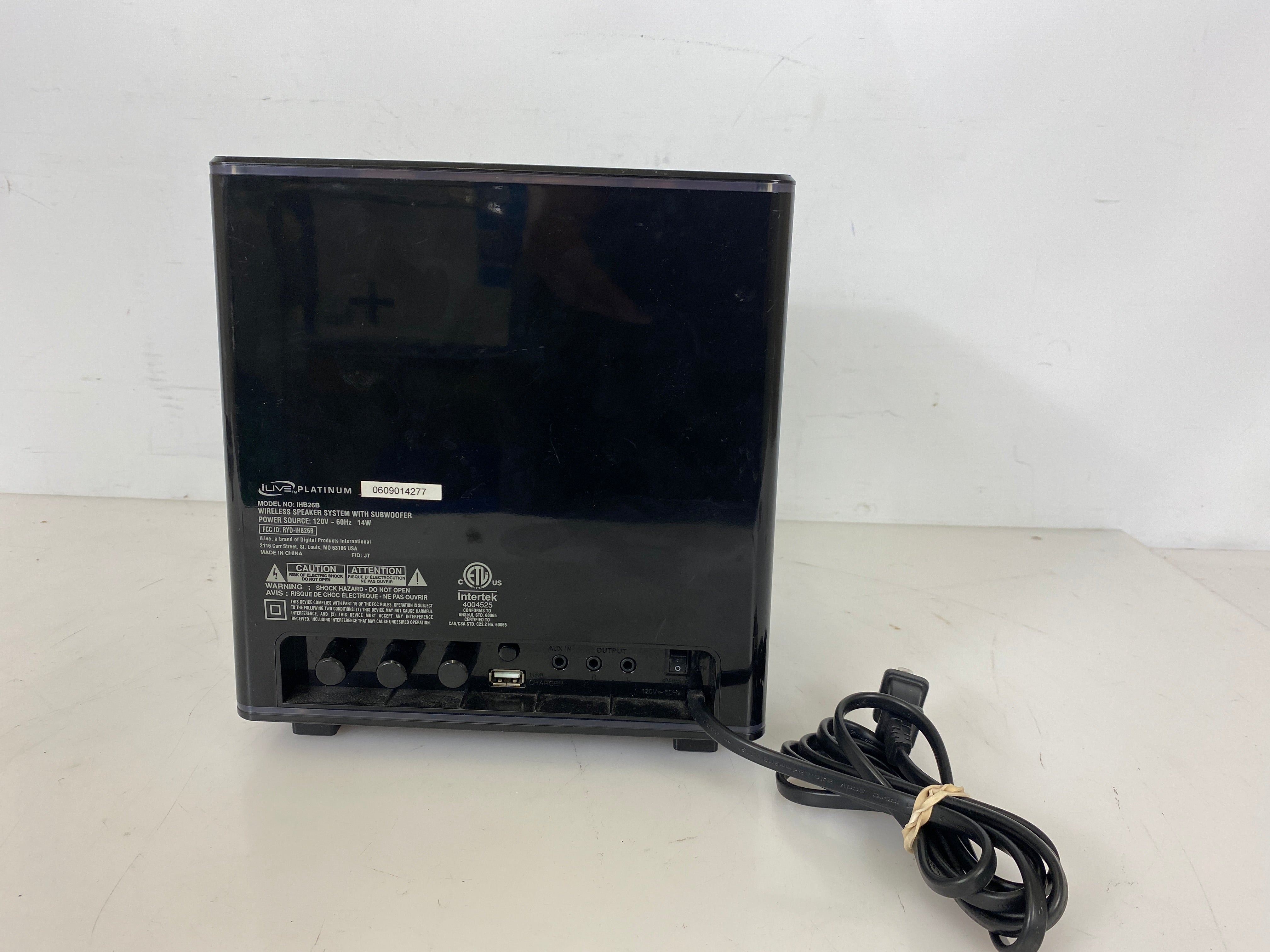 iLive IHB26B Speaker - Subwoofer Only
