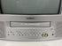 Vintage Toshiba MV13Q41 14" Silver CRT TV w/ VCR Combo